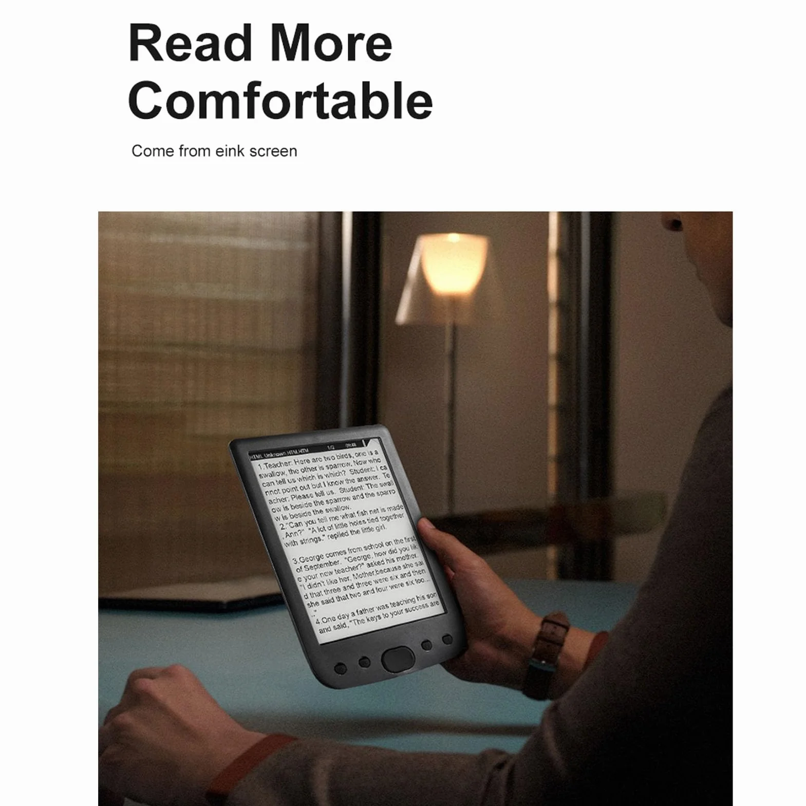 E Reader, Duży Ekran Dotykowy Ekran Dotykowy E Reader, HD Digital E, z ochronną obsługą Baterii 2500 MAh do 32G (4G)