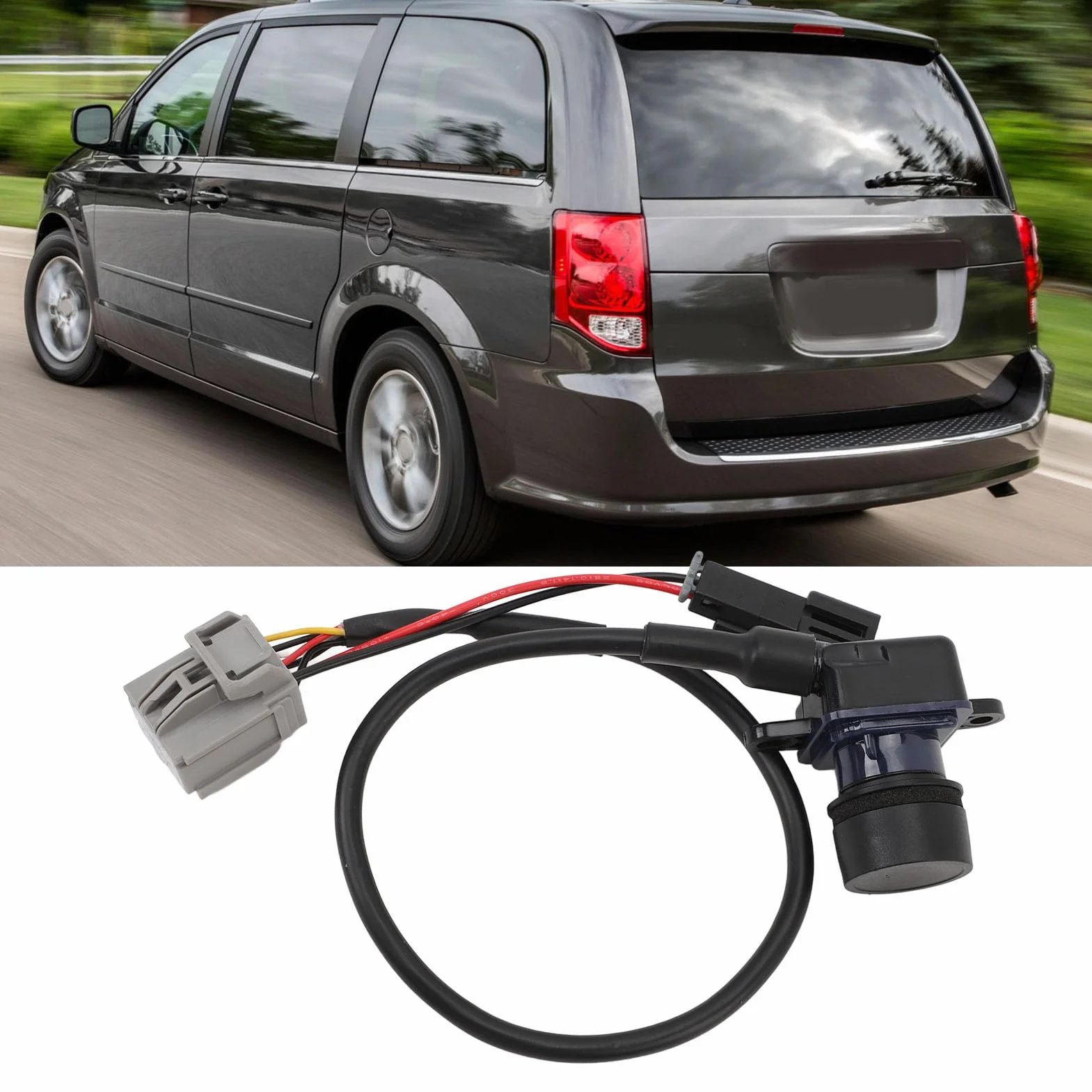 Kamera Cofania dla Grand Caravan 2011-2020 Town Country 2011-2016, 4672639AA CH1960103 Kamera Wspomagająca Parkowanie, Wodoodporna Kamera Cofania, Obrazy HD
