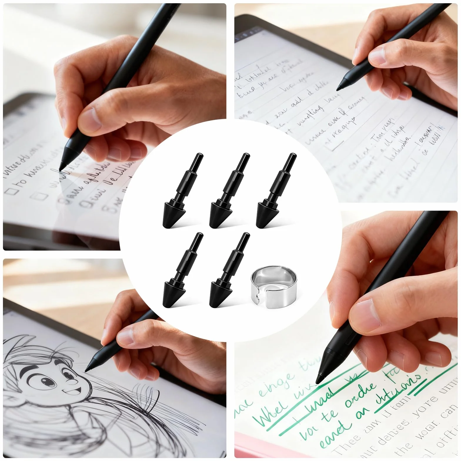 Wymienne końcówki kompatybilne z Lenovo Precision Pen 2 - 5 sztuk