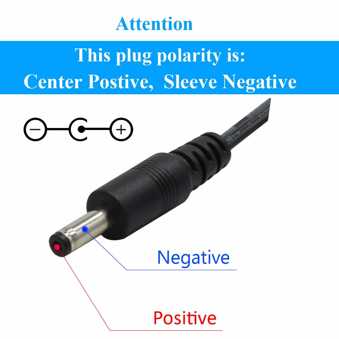 AC do DC 12 V 3 A zasilacz sieciowy, wtyczka 5,5 mm x 2,1 mm do kamery CCTV DVR NVR LED łańcuch świetlny