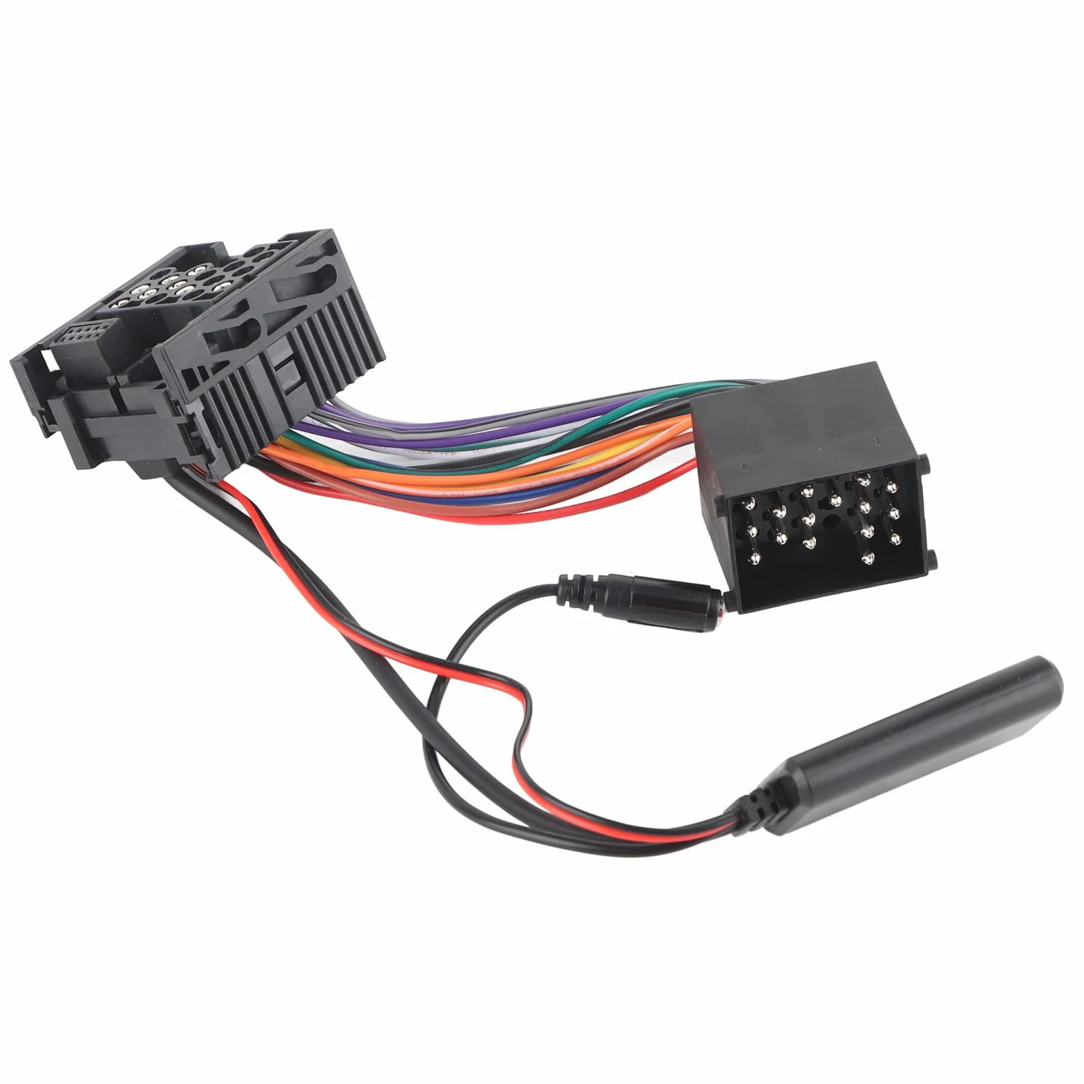 Samochodowy Odbiornik Modułu Bluetooth, Samochodowy 10-pinowy Adapter Modułu Bluetooth Zamiennik Kabla AUX-in dla E46 320 325 323 328 330 M3 Serii 3 z Mikrofonem