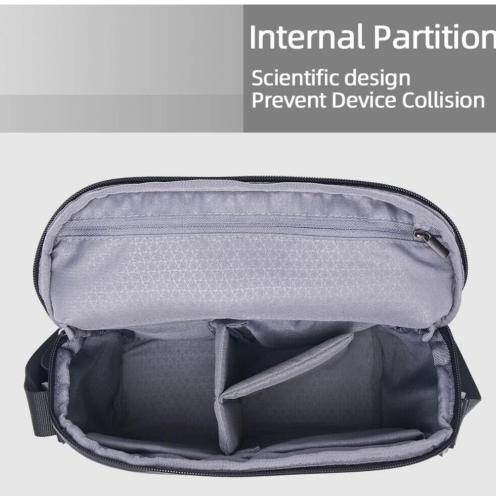 przenośna torba do przechowywania etui na ramię do DJI Mini 3/Mini 3 Pro Accessorie, Czarny, 27.5 x 21 x 11 cm, Kompaktowe