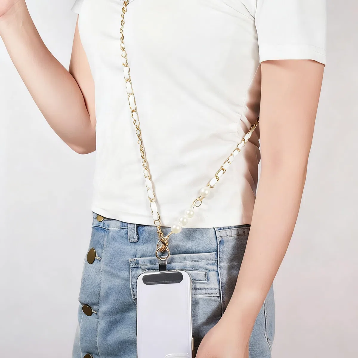 Smycz na telefon komórkowy – akcesoria do smartfona ze sztucznych koralików, pasek na szyję do telefonu komórkowego dla kobiet, stylowy pasek na rękę, modne akcesoria na imprezę,