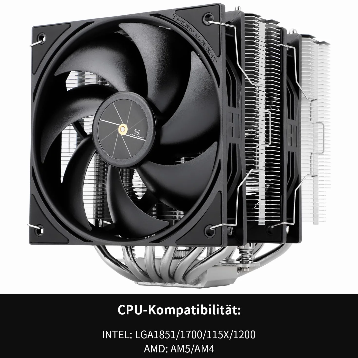 Thermalright Peerless Assassin 120 SE V3 CPU chłodnica powietrza, 6 rur cieplnych, podwójny wentylator TL-P12 PWM, aluminiowa osłona radiatora, do AM4/AM5/Intel LGA1851/1700/1150/1200(PA120SE V3)