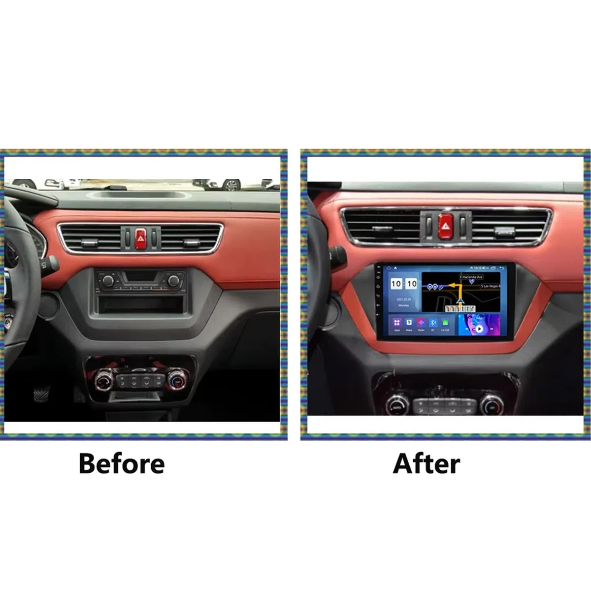 10-calowy samochodowy system stereo z ekranem dotykowym i systemem Android 15 do modelu JAC Refine S2 2015-2018 z BT FM, DSP, RDS, GPS, sterowanie z kierownicy, kamera cofania, ekran dotykow