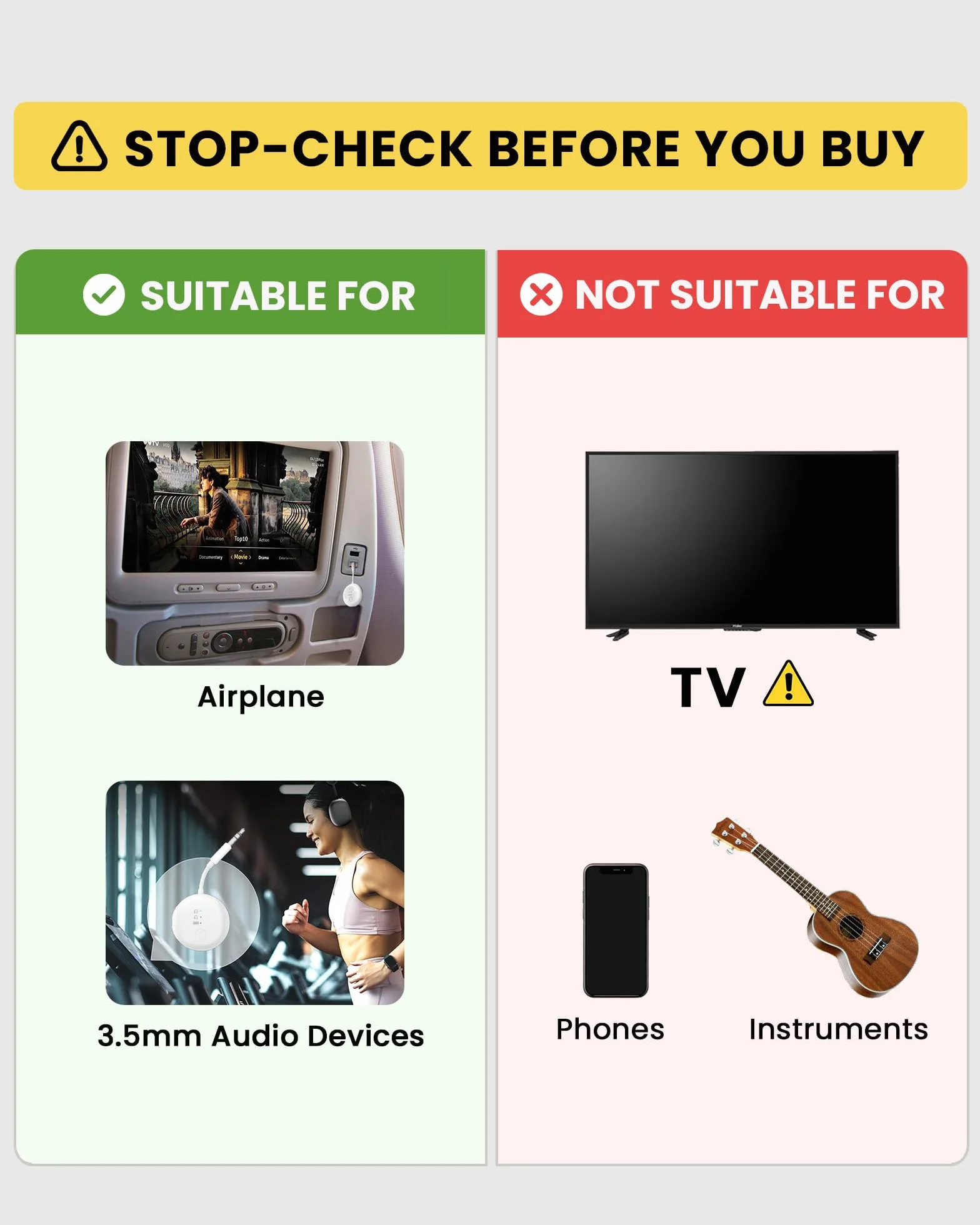 Avantree SoundJet R1 – 25-godzinna bezprzewodowa Bluetooth-adapter do wszystkich AirPods (Pro/Max) z Qualcomm & aptX Adaptive, bezprzewodowy transmiter audio do lotów, działa ze słuchawkami Bluetooth