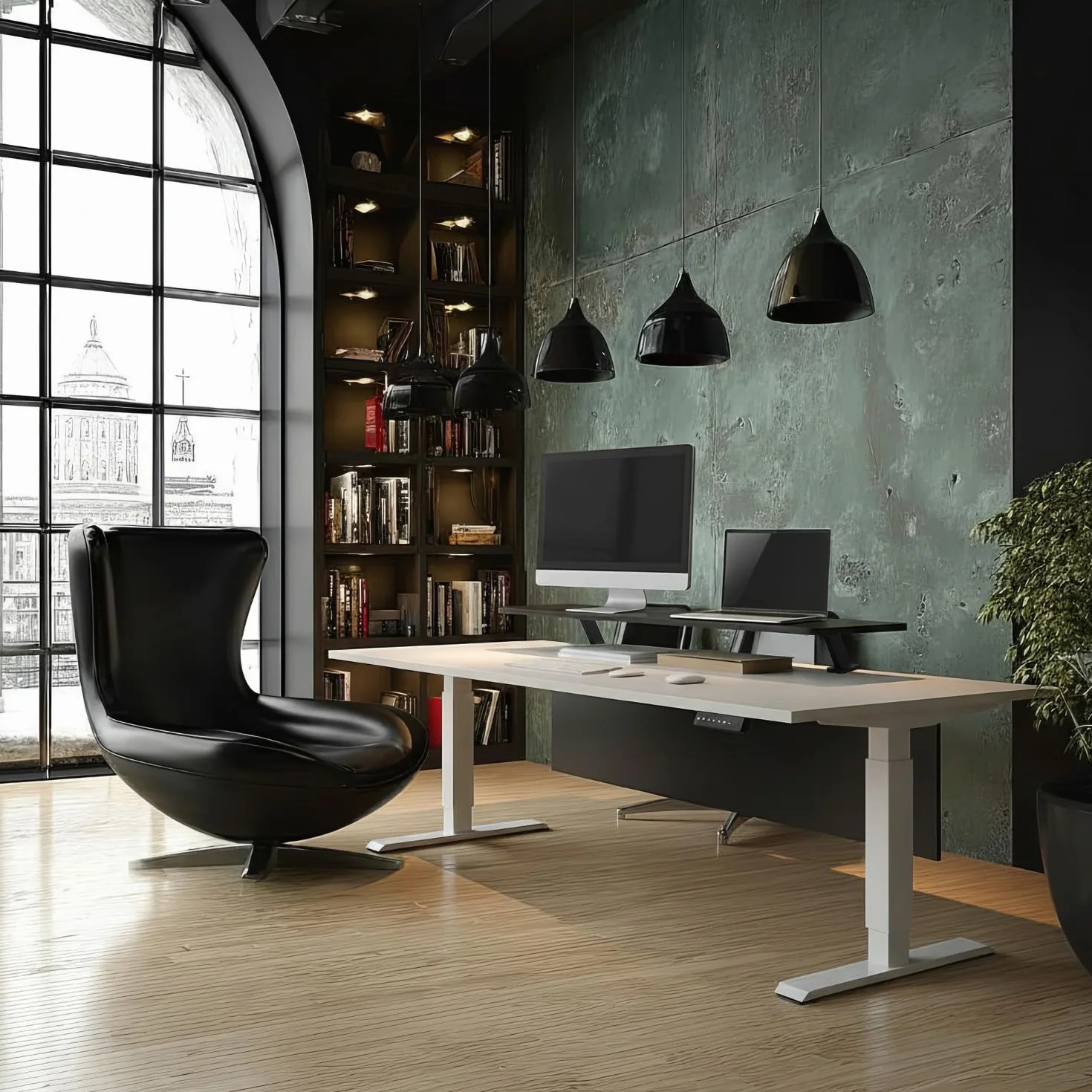 ER-409 Podstawa Pod Monitor, Ergonomiczna Platforma, Podstawka Pod Drukarkę, Laptopa Z Miejscami Na Kable, Do Komputerów, Notebooków, Półka Na Ekrany od 13 do 32cali, Waga Max. 20kg