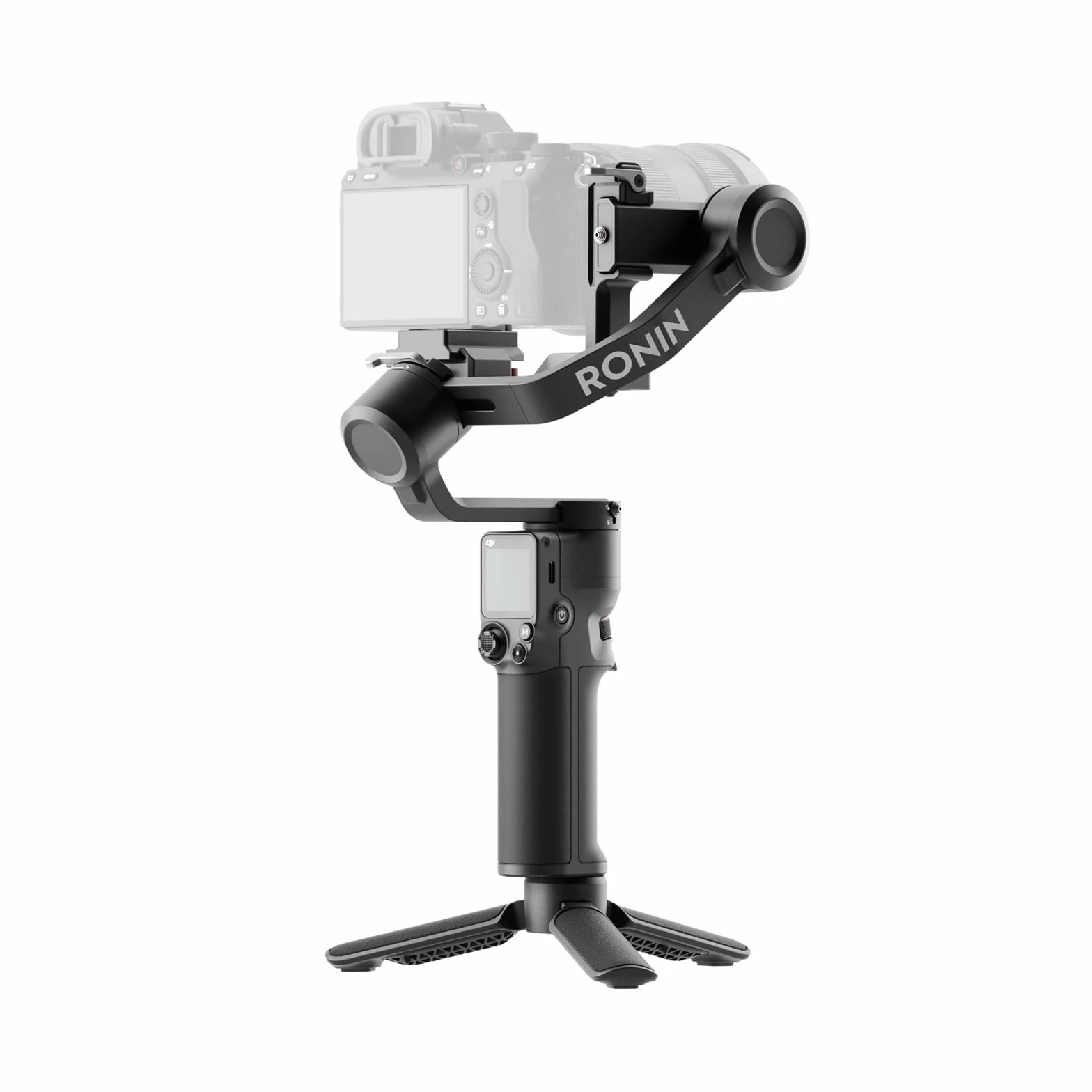 DJI RS 3 Mini, stabilizator gimbal do aparatu, Canon/Sony/Nikon/Fujifilm | przetestowana nośność 2 kg, natywne ujęcia pionowe, sterowanie migawką Bluetooth, Stabilizacja RS 3. generacji, 795g