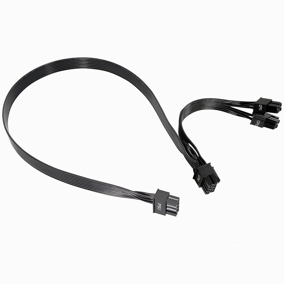 Kabel do procesora Corsair, 61 cm, 8-pinowy do 8 i 4+4 pinów do Thermaltake, kable CPU męski na męski do Aresgame (60 cm + 20 cm)
