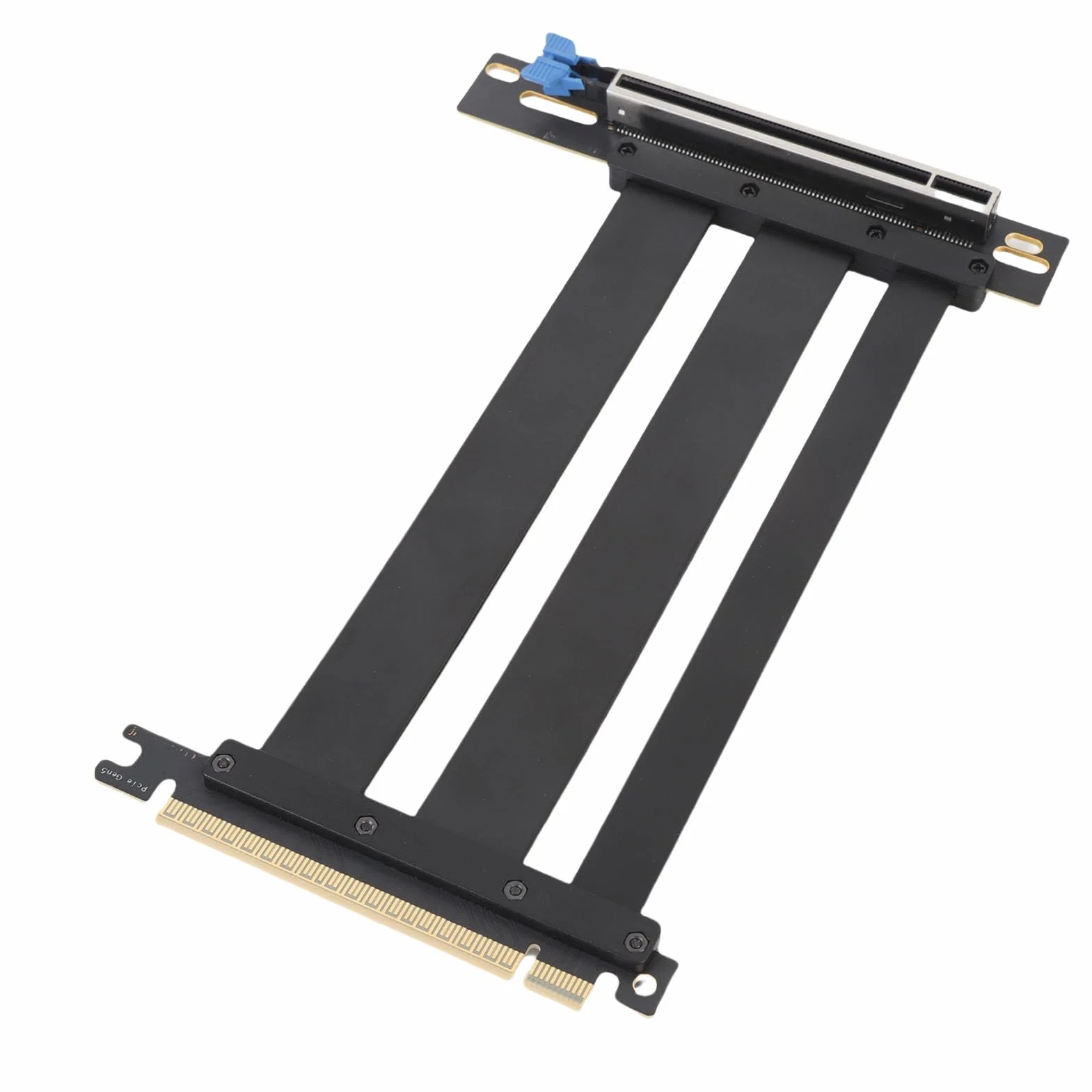 Kabel Pionowy PCIE 5.0 X16, 128 Gbps GPU Przedłużone Kabel Eremme Szybkie Pionowe Mocowanie GPU dla Kompilacji RTX 4090/3090/ITX, 90 Stopni Kąt Prostego ABB Konstrukcja PCB (Typ 1)