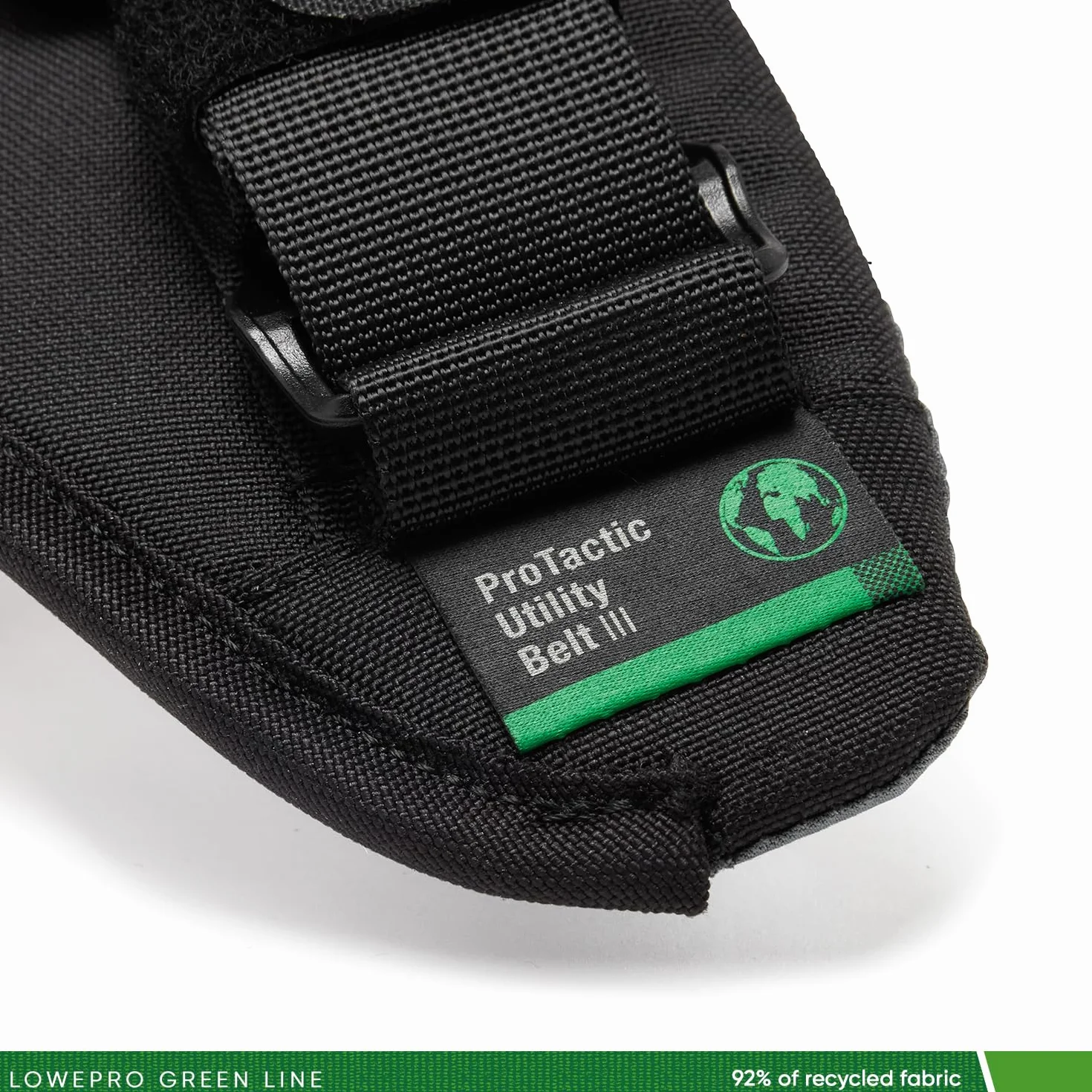 Lowepro ProTactic Utility Belt III, kompatybilny z ProTactic Camera Backpack 350/450 III, Toploader Lens Cases Modular System, Sliplock Connection Attached Loop, Pas biodrowy do akcesoriów do aparatów