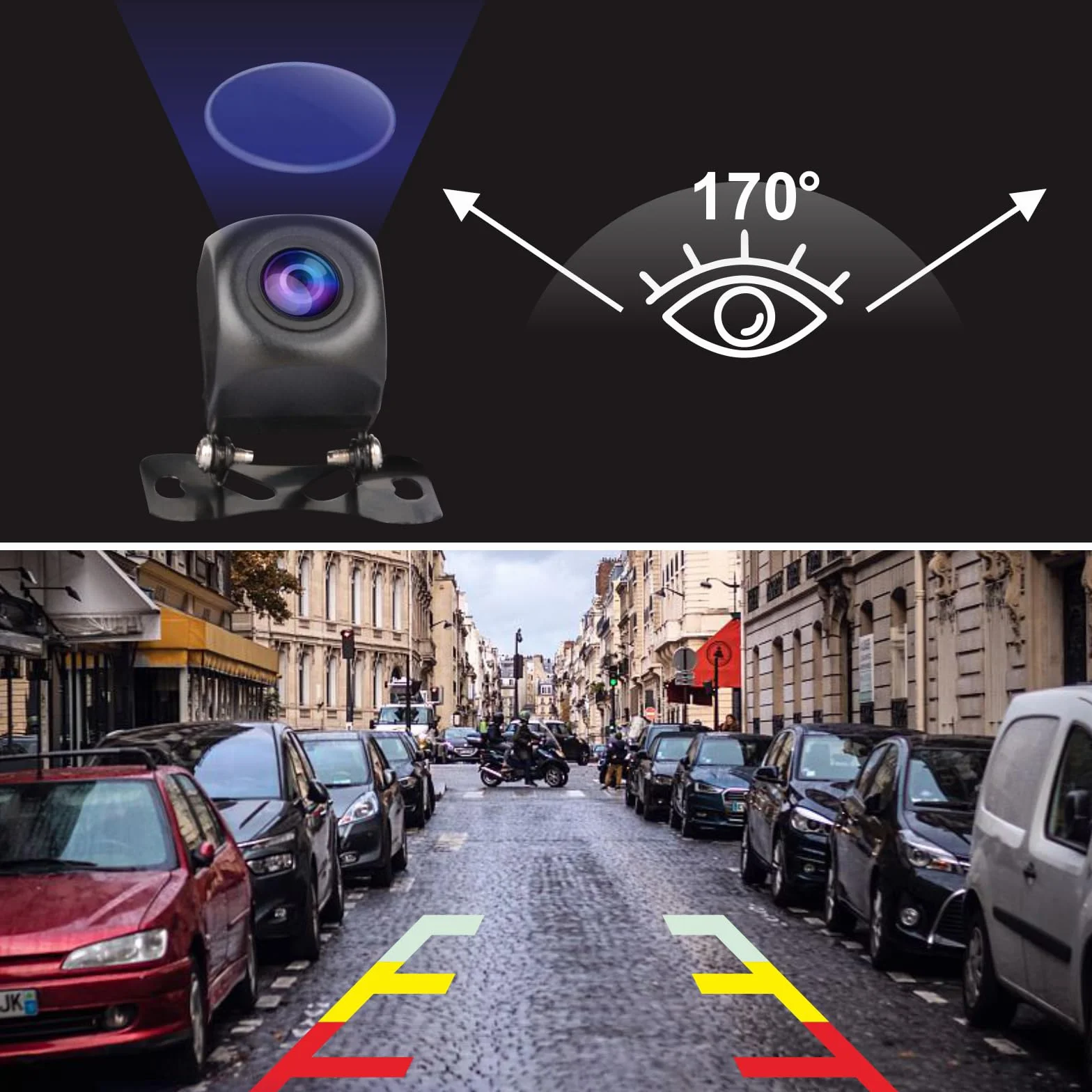 AHD kamera cofania kompatybilna z LXKLSZ - automatyczna - radiowa - noktowizja Waterprofi - kamera cofania z automatyczną ramą montażową tablic rejestracyjnych