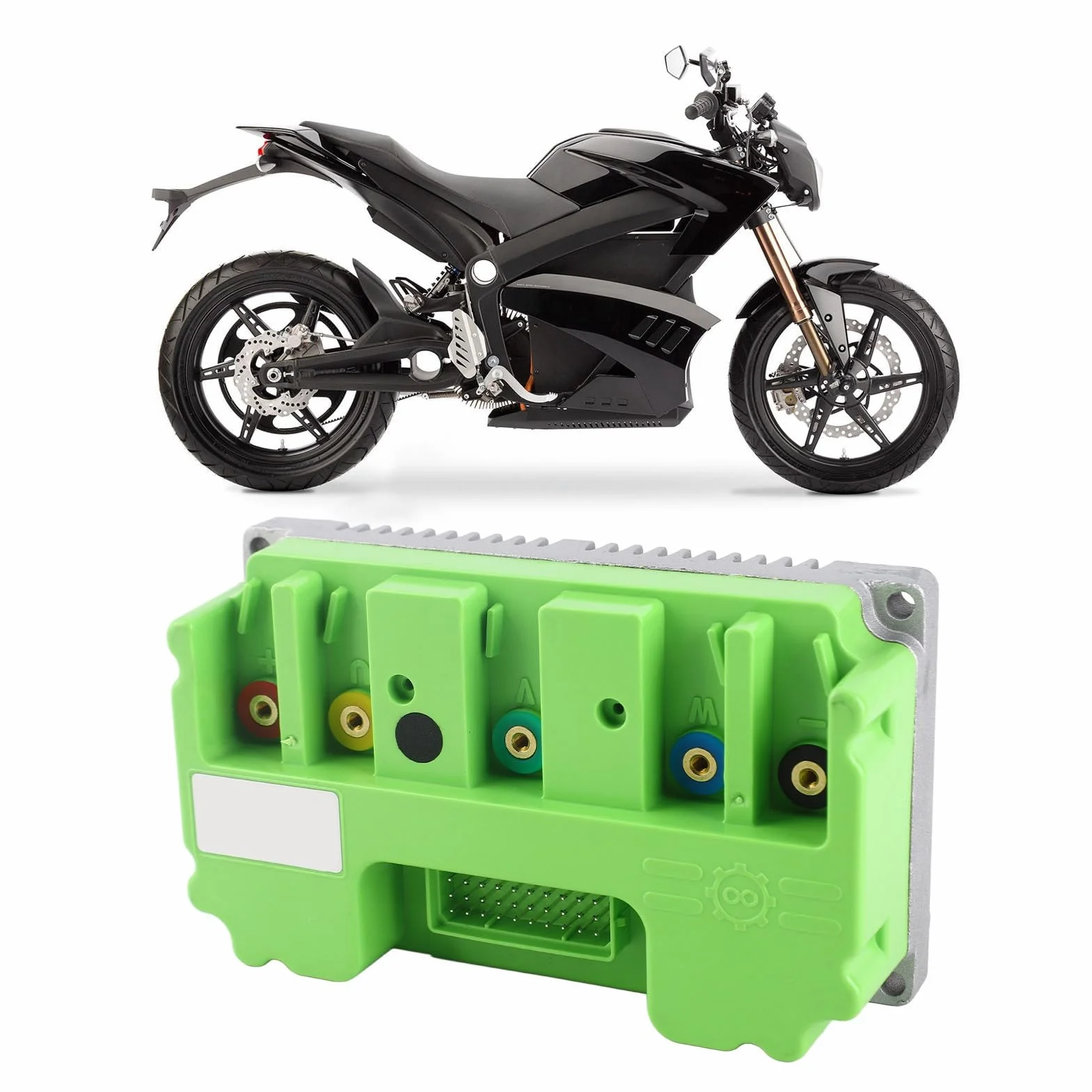Bezszczotkowy Silnik Prądu Stałego Kontroler Sinusoidalny Samouczący się Elektryczny Regulator Prędkości dla QSMotor 1500W Elektryczny Motocykl Skuter