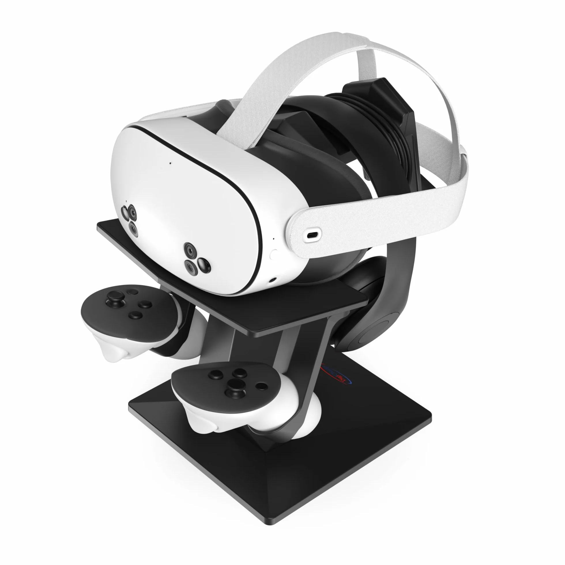 Digicharge Stojak na słuchawki VR do Meta Quest 3S / Quest 3 Oculus Quest 2 VR Mount Display Storage do zestawu słuchawkowego i kontrolerów dotykowych