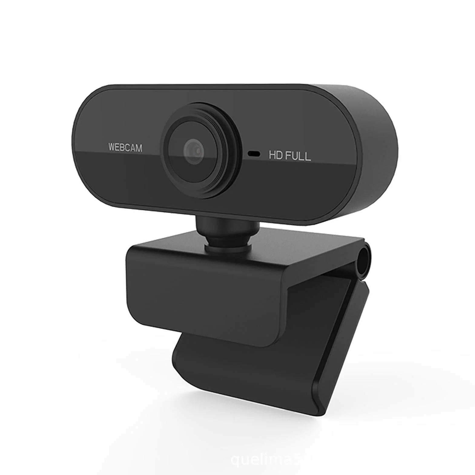 Kamera Internetowa USB 1080P z Mikrofonem, Obrót 360 Stopni, do Wideokonferencji (Czarny)