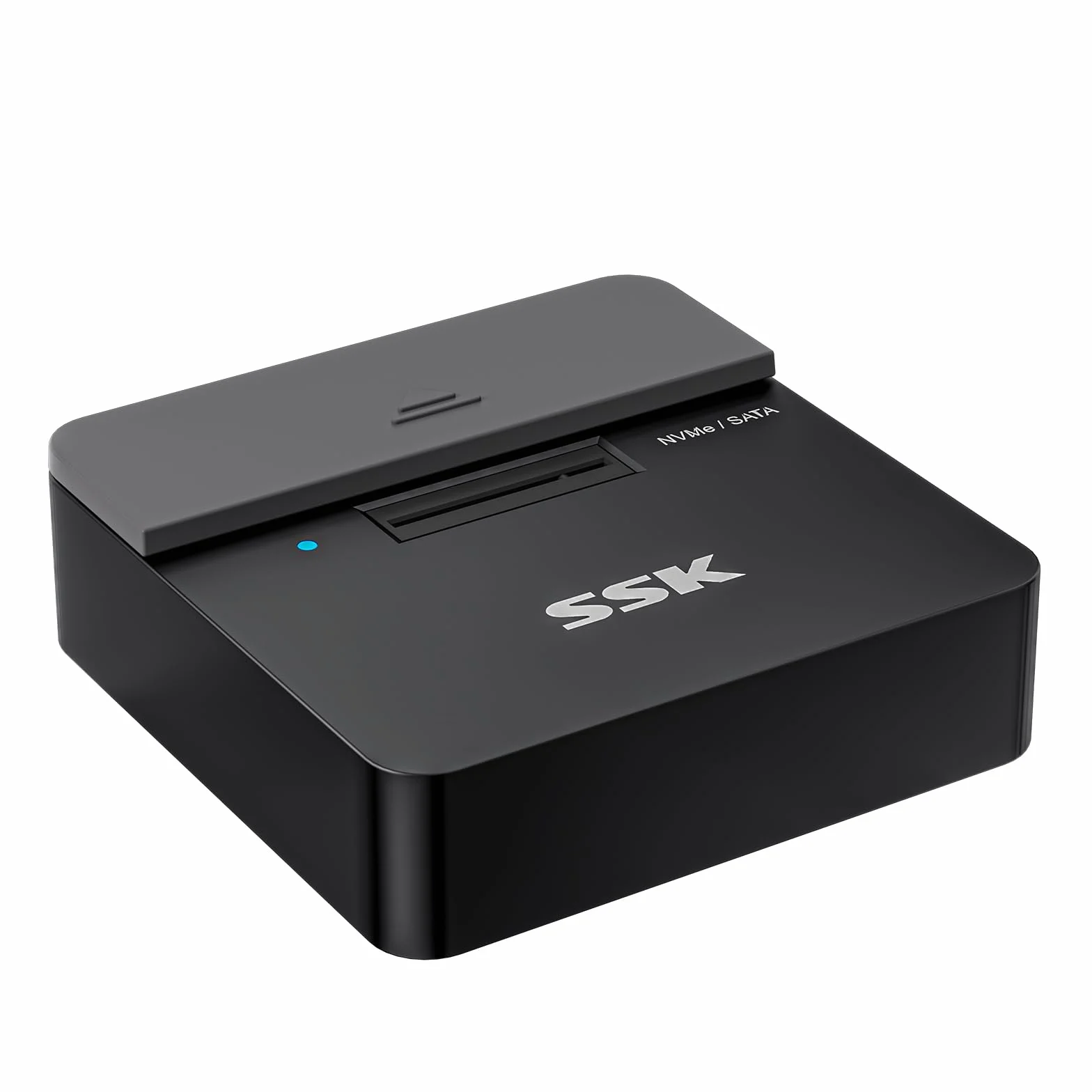 SSK Adapter M.2 NVMe i SATA SSD na USB, stacja dokująca M.2 10 Gb/s, obudowa SSD USB 3.2 Gen 2, czytnik M.2 do dysku SSD M/B+M w rozmiarze 22110/2230/2242/2260/2280