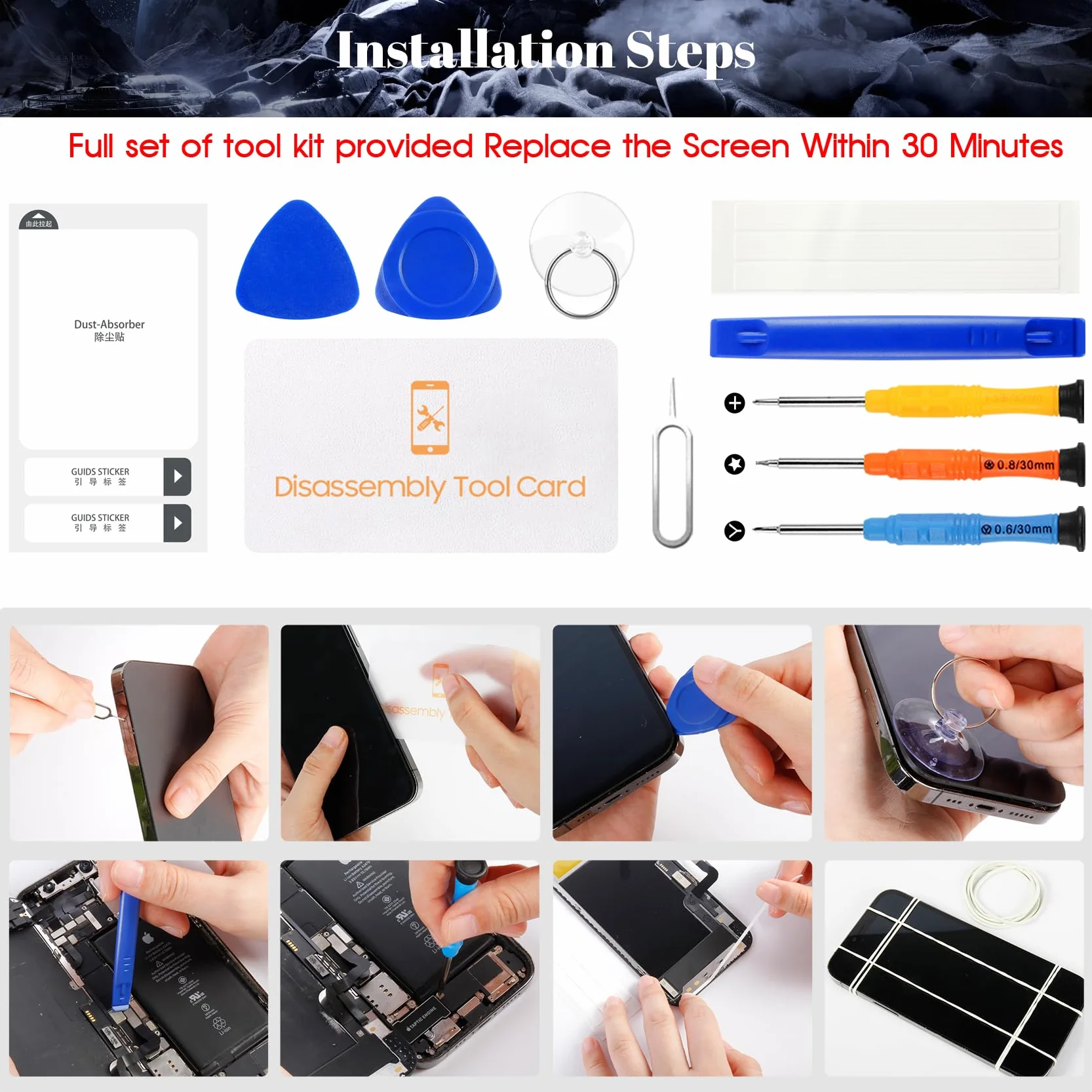 Dla Oukitel WP32 wyświetlacz LCD do Oukitel WP32 zamiennik ekranu dotykowego digitizera zestawy naprawcze (czarny, bez ramki)