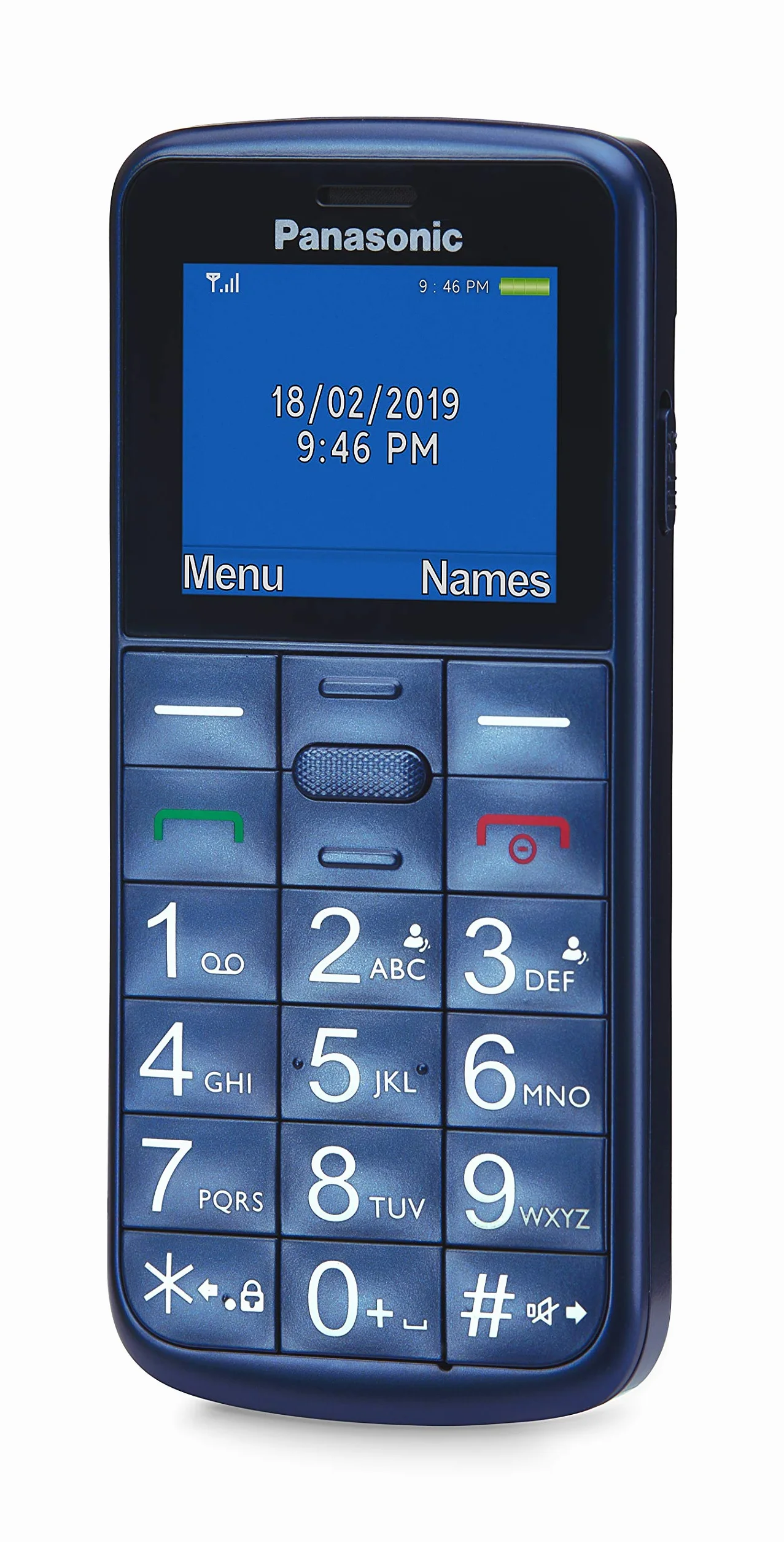 Panasonic KX-TU110 telefon komórkowy niebieski