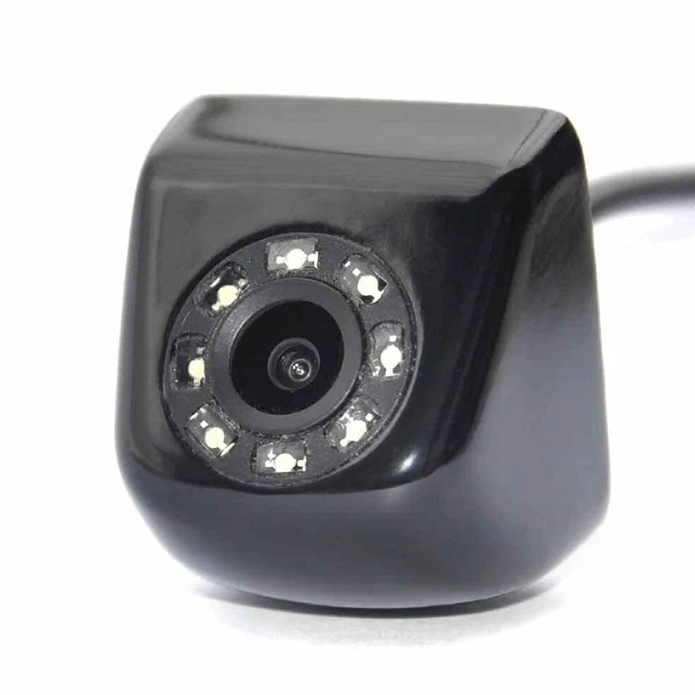Kamera przednia do samochodu CCD HD szerokokątny wodoodporny 8 LED noktowizor pomoc cofania