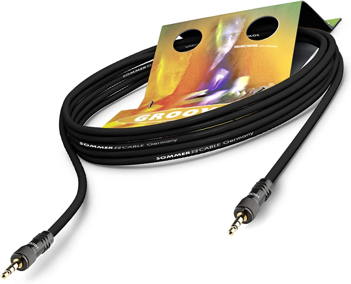 Sommer Cable kabel krosowy SC-Goblin Mini jack na mini jack 2x HICON HI-J35S-SCREW-M (5,0m) | GOCU-0500-SW