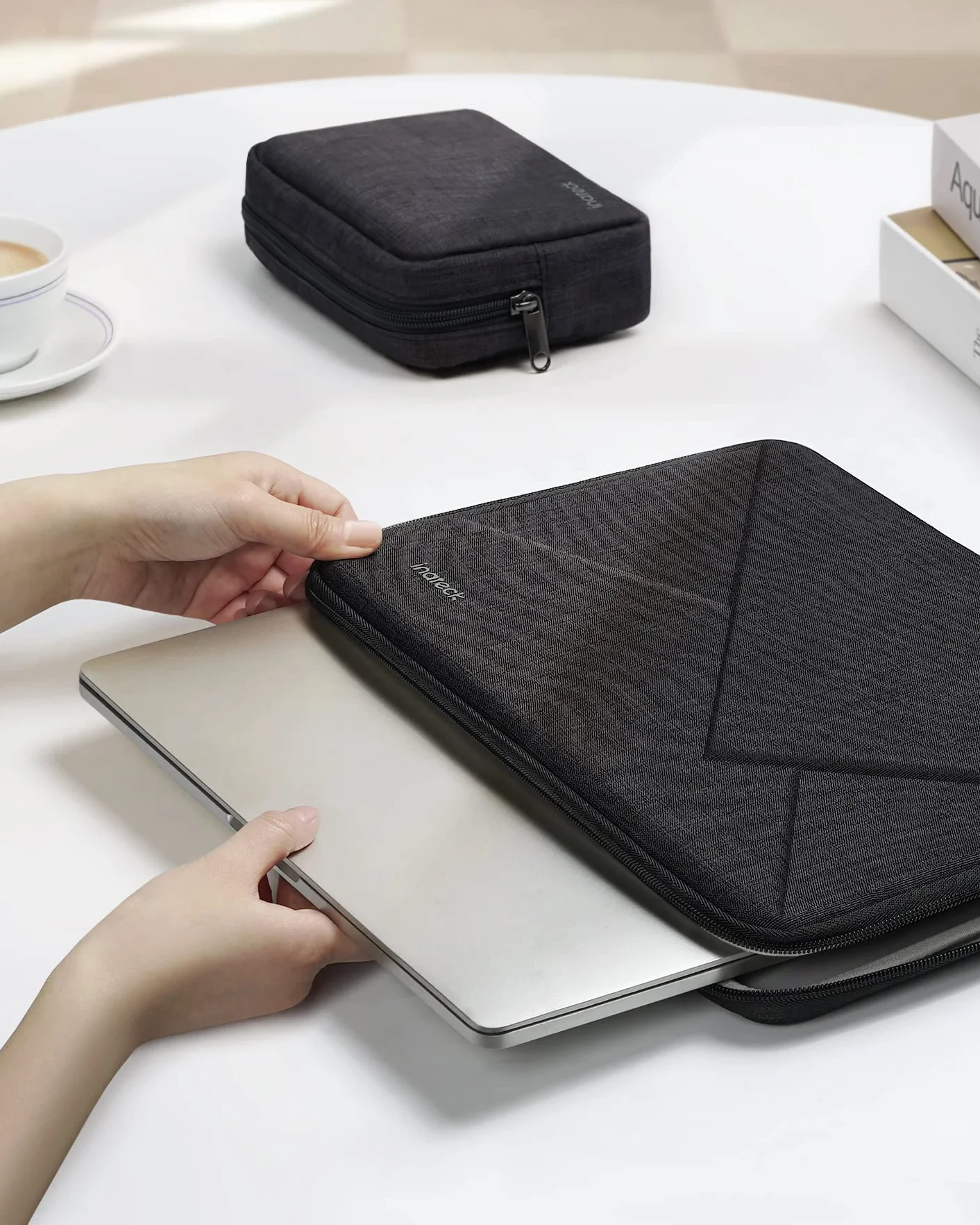 Inateck Super mocne etui na laptopa, kompatybilne z MacBook Air 13 M2/M1 2022-2018, MacBook Pro 13 M2/M1 2022-2016, Surface Pro 9/8/7/6/X/5/4/3, XPS 13