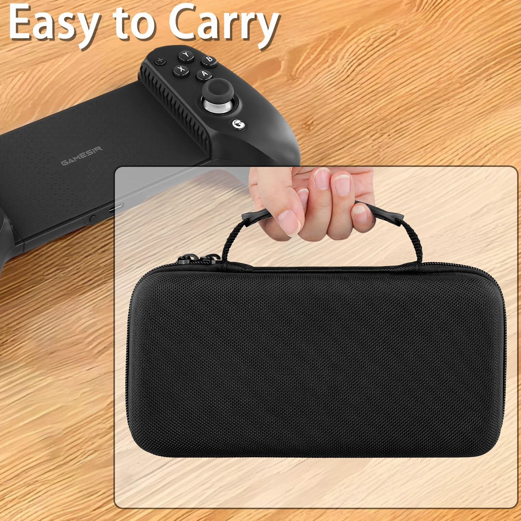 Aenllosi Twardy futerał kompatybilny z GameSir G8 Plus Mobile Game Controller, organizer na kontroler telefonu GameSir (tylko etui)