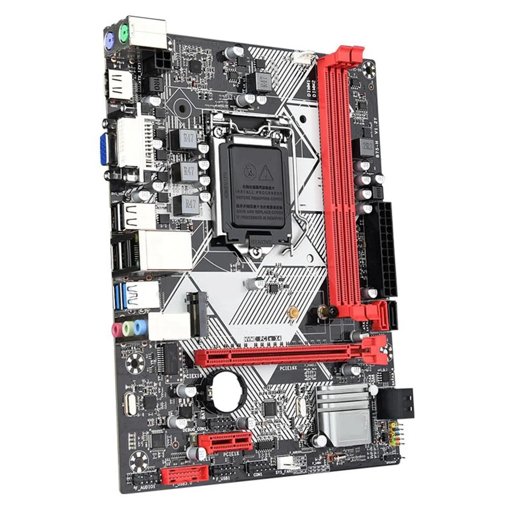 B75-H płyta główna do komputera stacjonarnego z 1X8G DDR3 1600 MHz RAM LGA 1155 części zamienne akcesoria do procesora I3 I5 I7 USB 3.0 SATA 3.0 obsługa do 16 GB