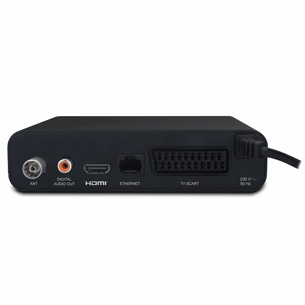Metronic Zapbox HD-SO.3 Odbiornik HD TDT-T2, dekoder z PVR, USB, HDMI, SCART, czarny