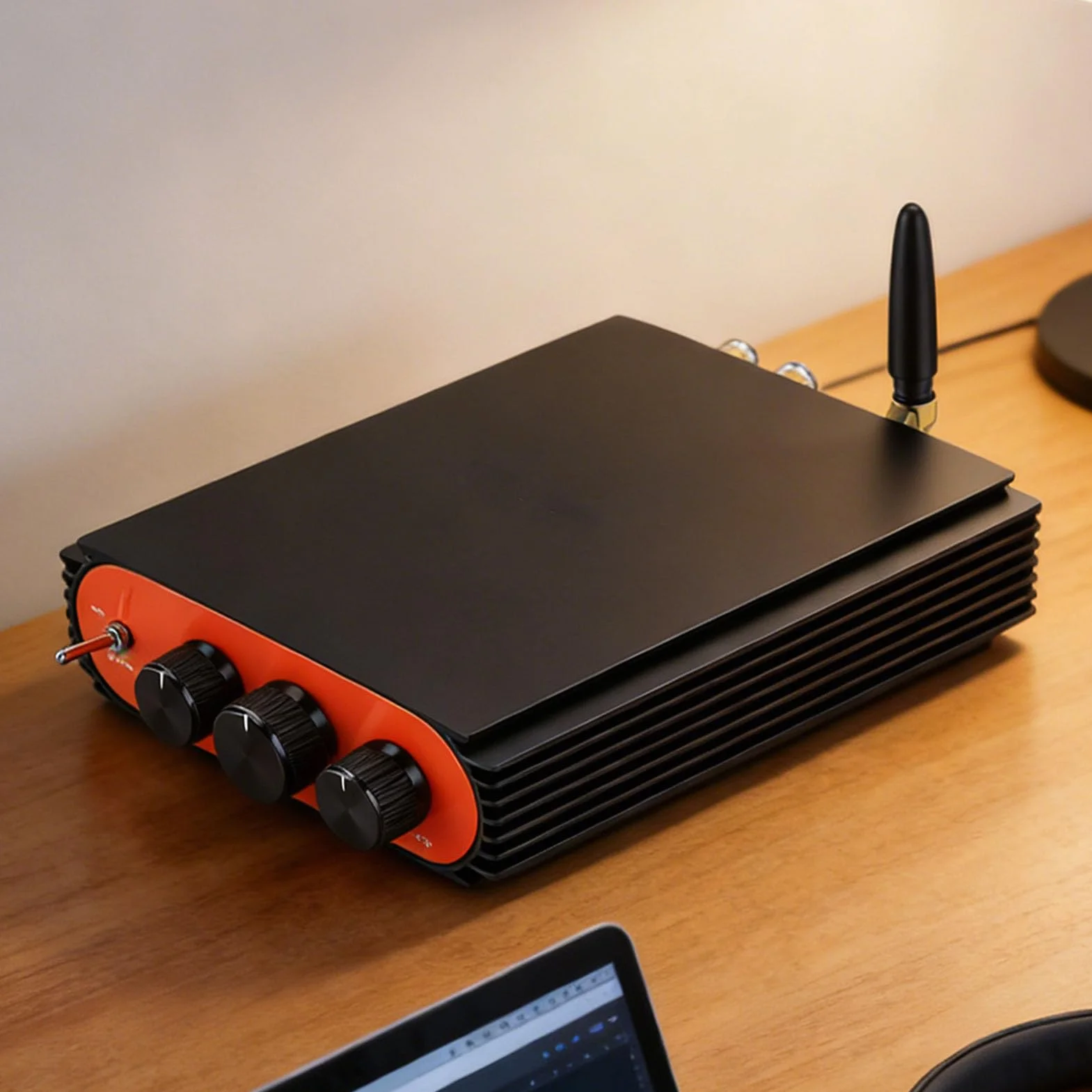 Jectse Płytka Wzmacniacza Audio o Mocy 600 W, Wzmacniacz Stereo Bluetooth, Układ Wielointerfejsowy TPA3255 DSP Dwukanałowy Wzmacniacz Stereofoniczny TPA3255, do Głośników (wtyczka UE)