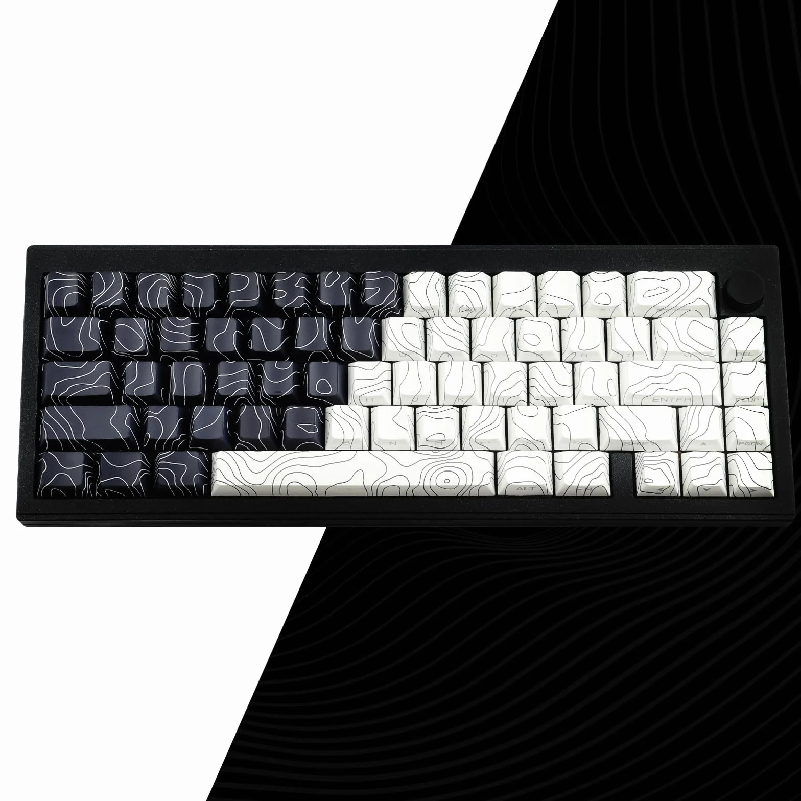 Sunzit Nasadki klawiszy PBT 131 klawiszy profil wiśniowy sublimacja do mechanicznej klawiatury ISO
