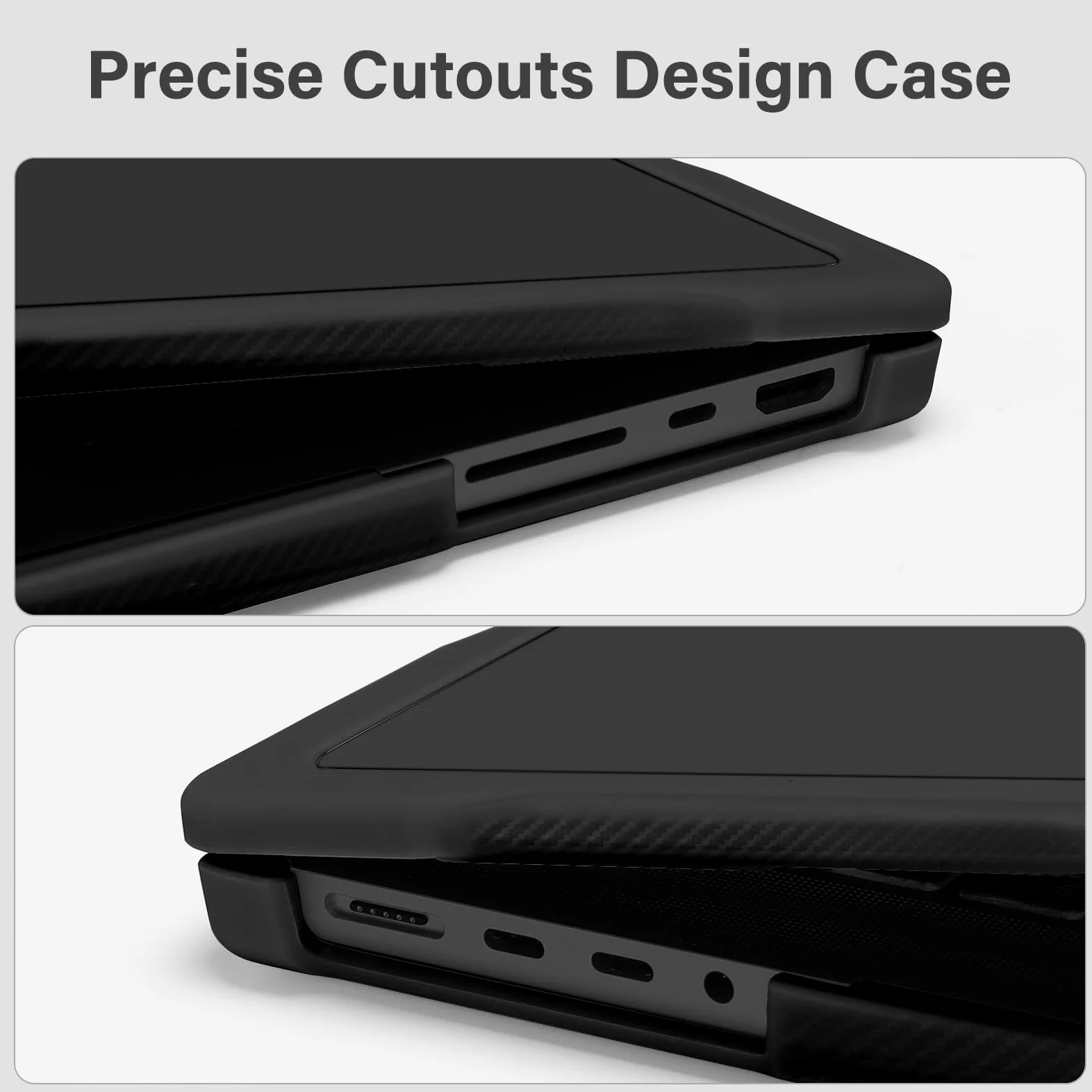 MOSISO Kompatybilne z MacBook Pro 14 etui M5 2026 M4 M3 M2 M1 2025-2021 | Obudowa klawiatury i folii i zderzaka TPU miękkie etui do A3427 A3426 A3434 A3112 A3185 A3401 A2918 A2992 A2779, kolor czarny