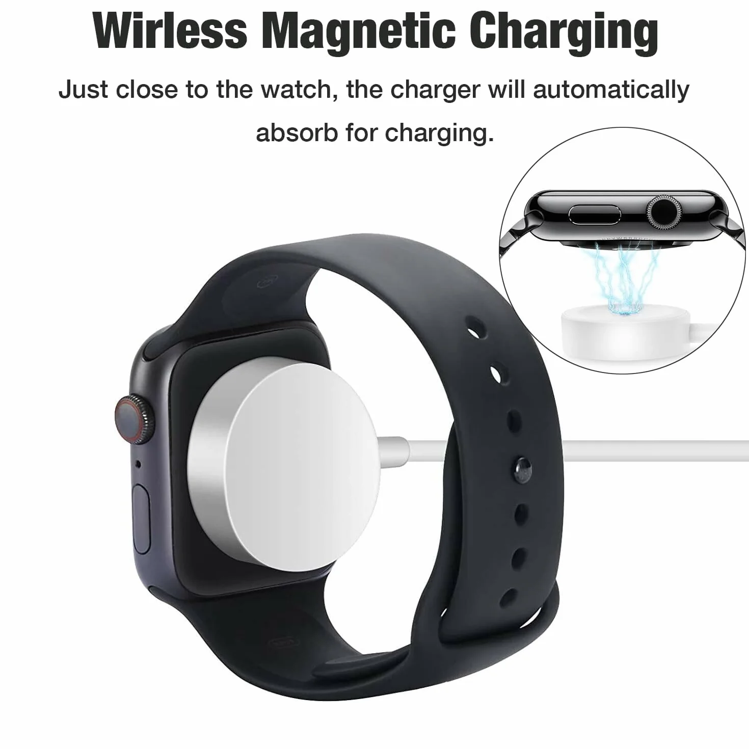 Ładowarka do Apple Watch, USB C szybki bezprzewodowy kabel ładowania magnetycznego do iWatch, 1m kabel zegarka Przenośny ładowania kompatybilny z Apple Watch Series 11/10/9/8/7/6/5/4/3/2/1/Ultra/SE