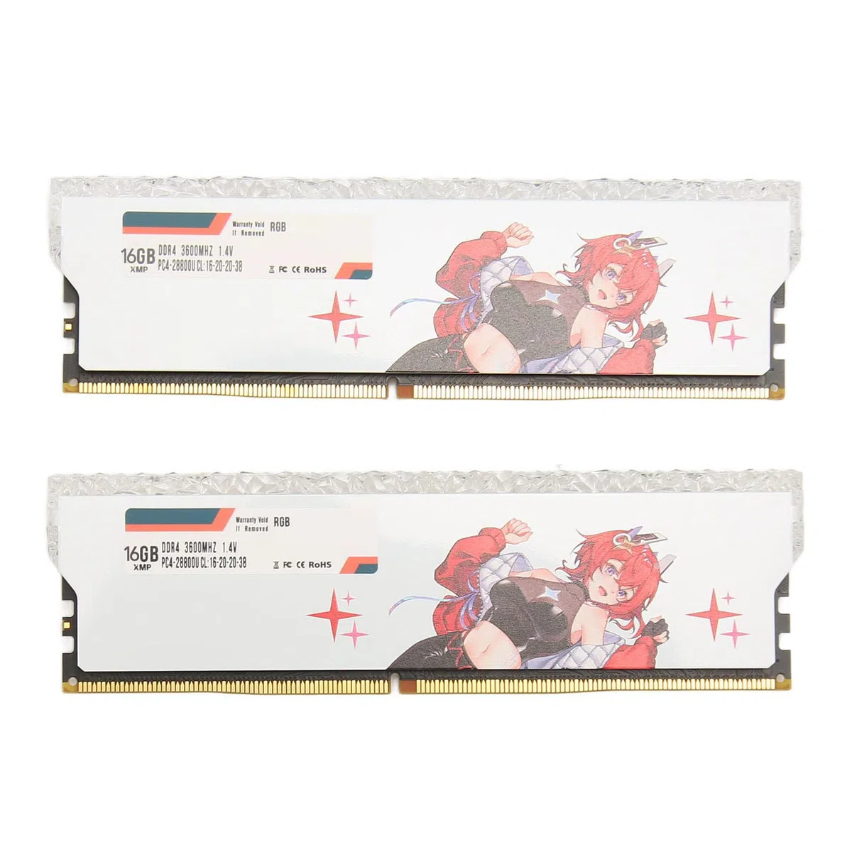 Pamięć Komputera do Gier DDR4 3600 MHz CL16, XMP 2.0 Przetaktowywanie Jednym Kliknięciem, Wysoka prędkość 1,35 V, Aluminiowe Odprowadzanie Ciepła, moduł Pamięci RAM do Komputerów (32 GB