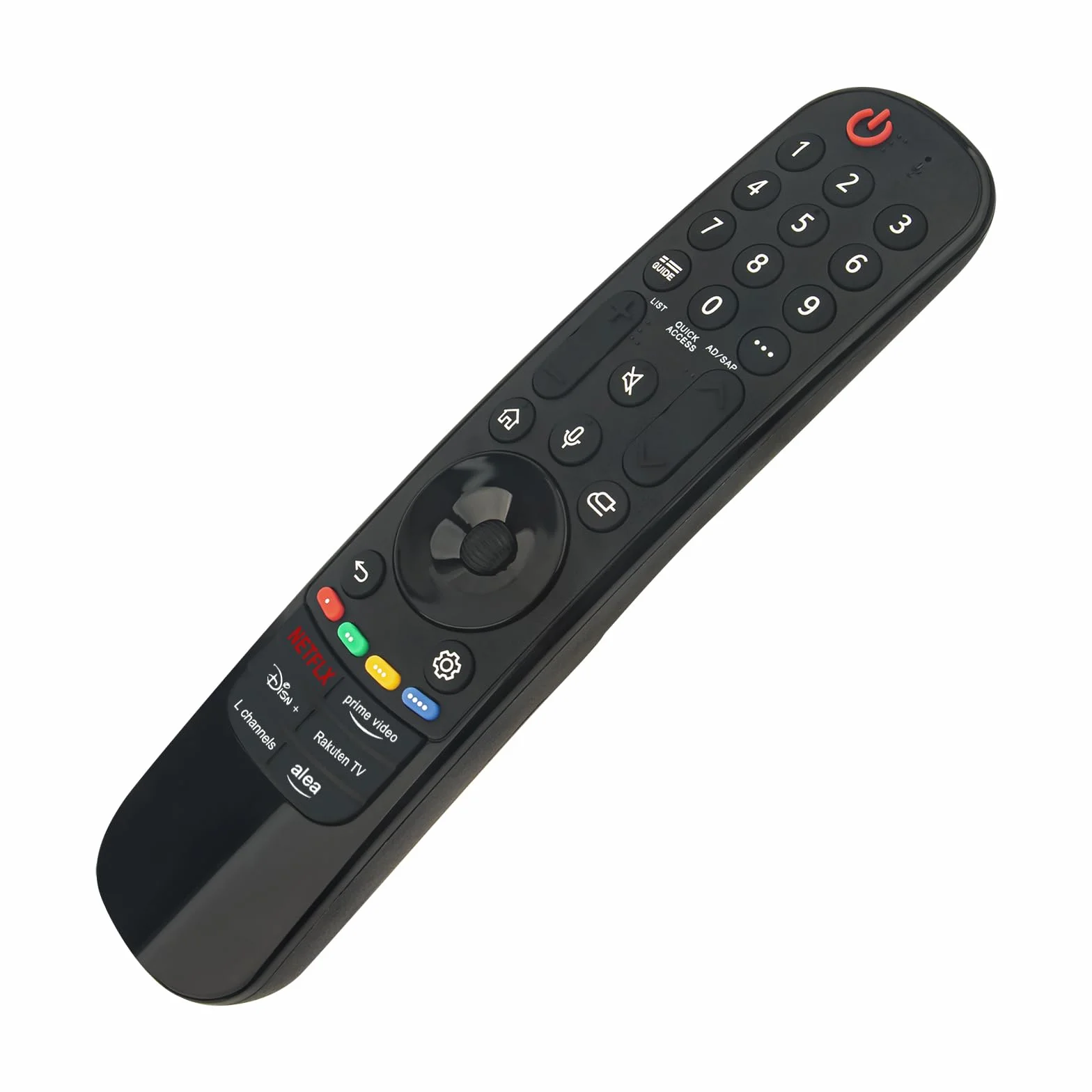 AULCMEET AKB76045003 pilot zamiennik do LG TV z funkcją głosową MR24GA MR23GA MR22GA MR21GA