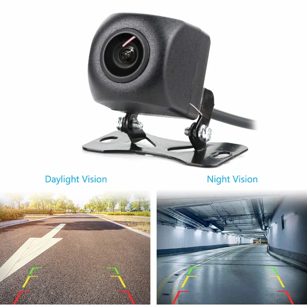 Kamera cofania, 160° HD Night Vision Lusterko Mini rejestrator jazdy monitorem, bezprzewodowa kopia zapasowa do samochodu