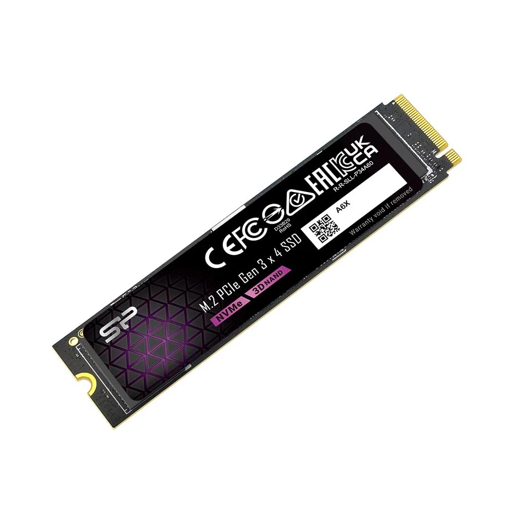Silicon Power 2 TB NVMe M.2 PCIe Gen3x4 2280 SSD (SP002TBP34A60M28AY)