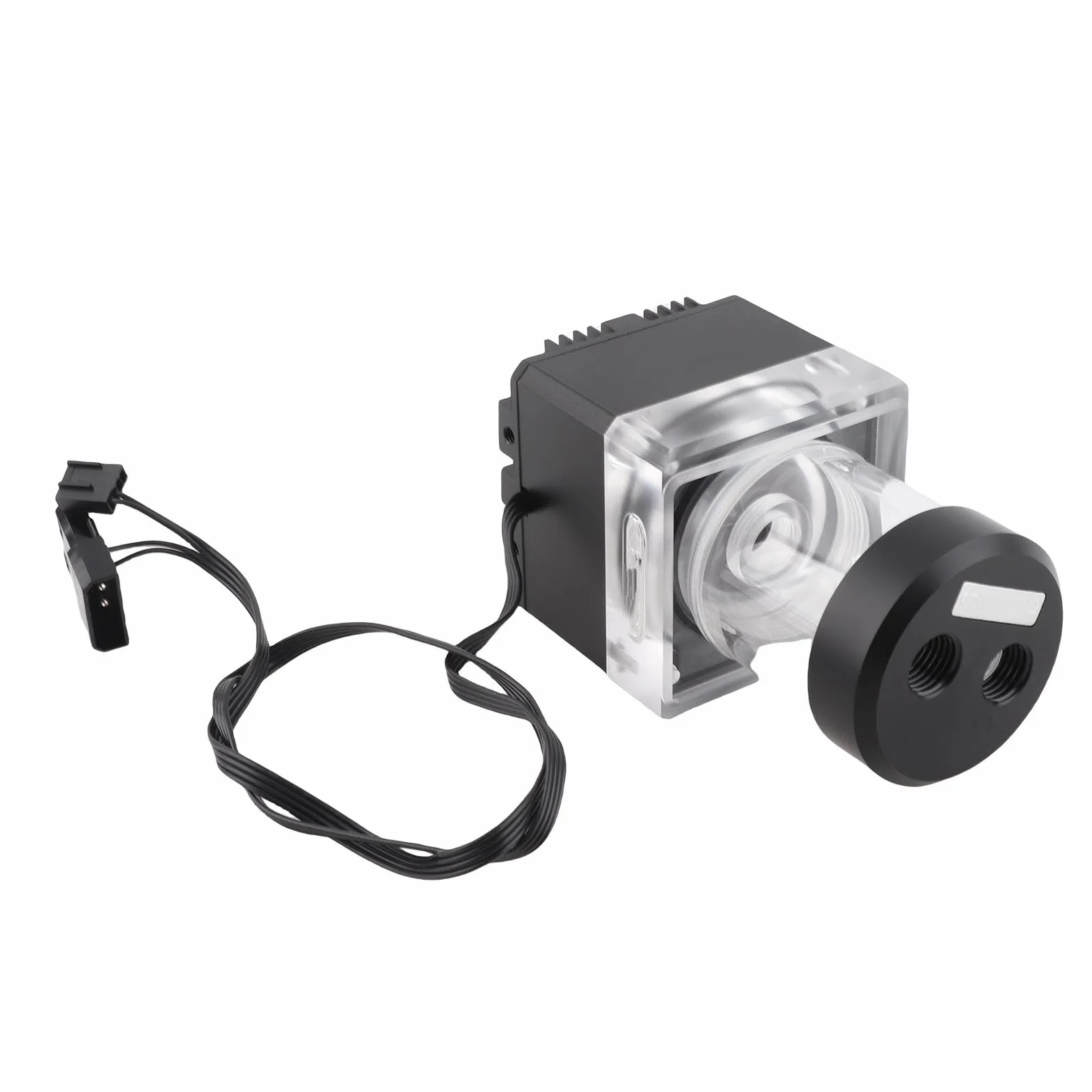 Generic Zbiornik Pompy PC Silne Chłodzenie Pompa Wodna 650L/H 3,5 Metra Głowica Pompy do Komputera Pompa Chłodząca wodą Konfiguracja Gier (12cm)