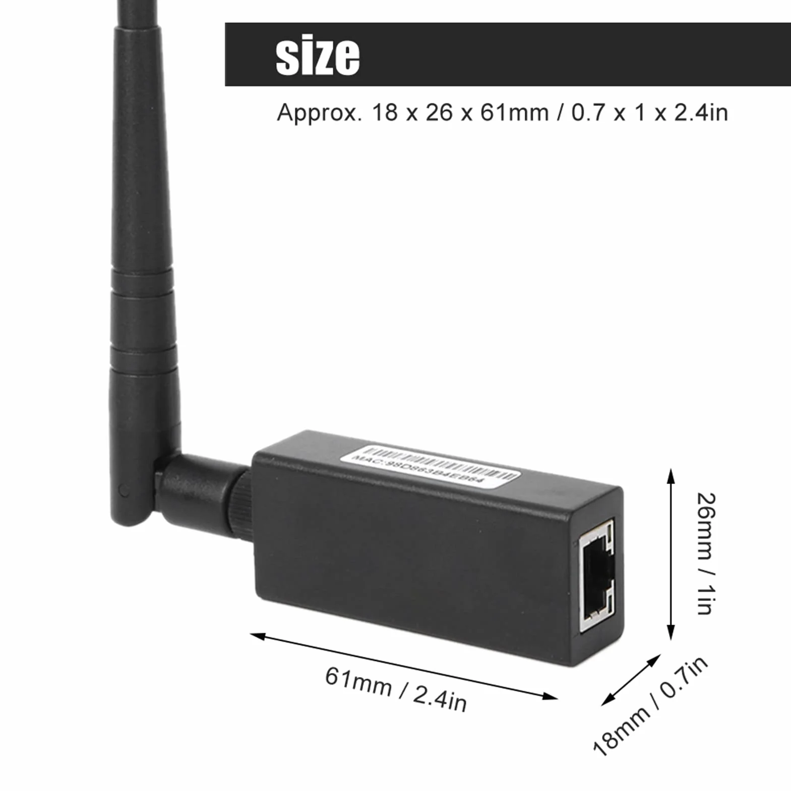 WiFi Konwerter Szeregowy z RJ45 i Anteną Zewnętrzną - Bezprzewodowy Modbus Konwerter dla Urządzeń Przemysłowych, Łatwe Podłączanie Sieciowe, Wysoka Kompatybilność