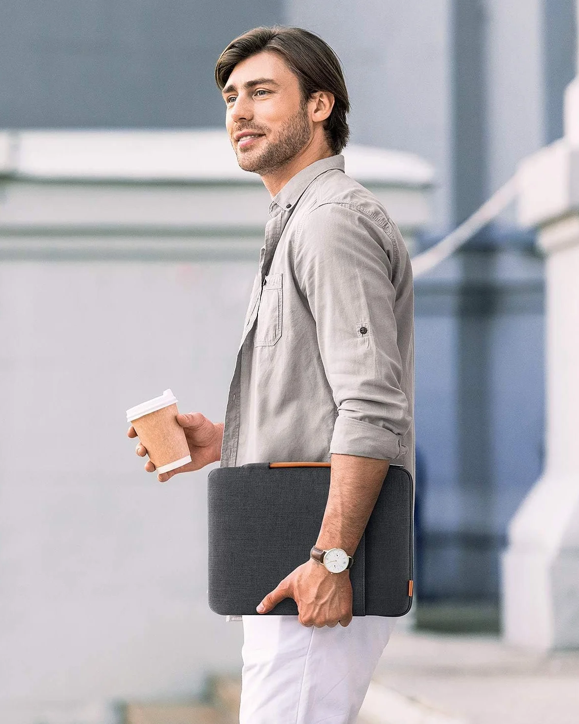 Inateck Etui na laptopa o wszechstronnej ochronie 360°, kompatybilne z MacBook Air 13 M5 2026, M4 2025, M3/M2/M1 2012-2024, MacBook Pro 13 2012-2022
