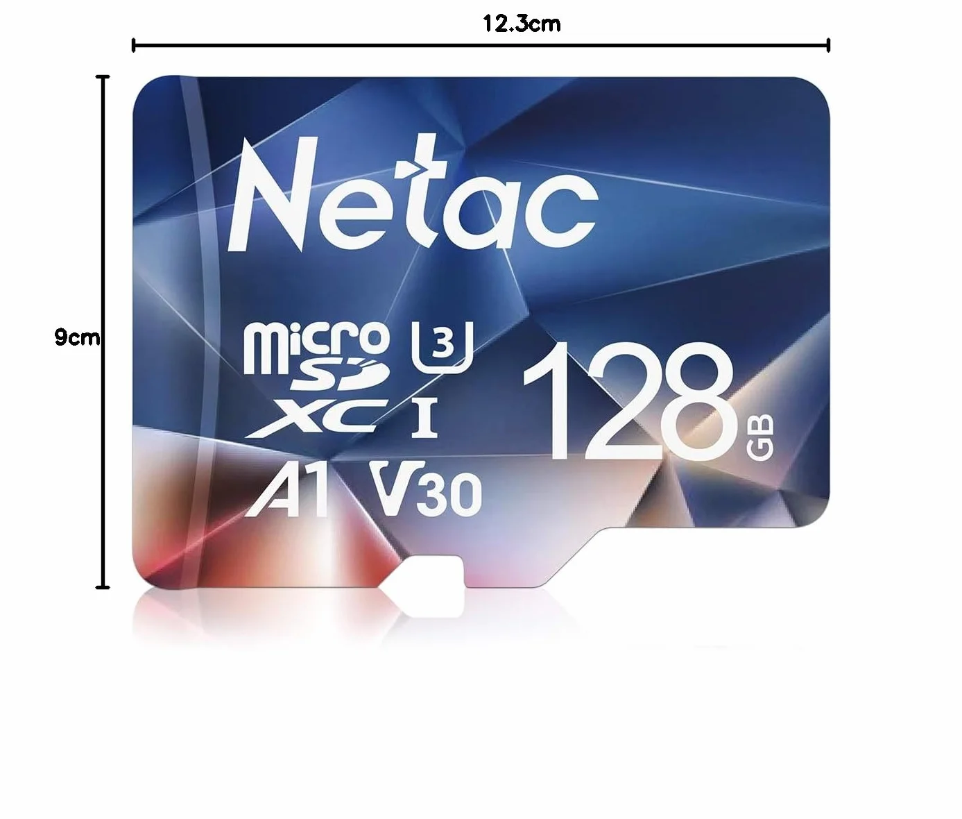 Netac Karta micro SD 128 GB, A1, U3, C10, V30, 4K, 667X, UHS-I, prędkość do 100/30 MB/s (R/W)