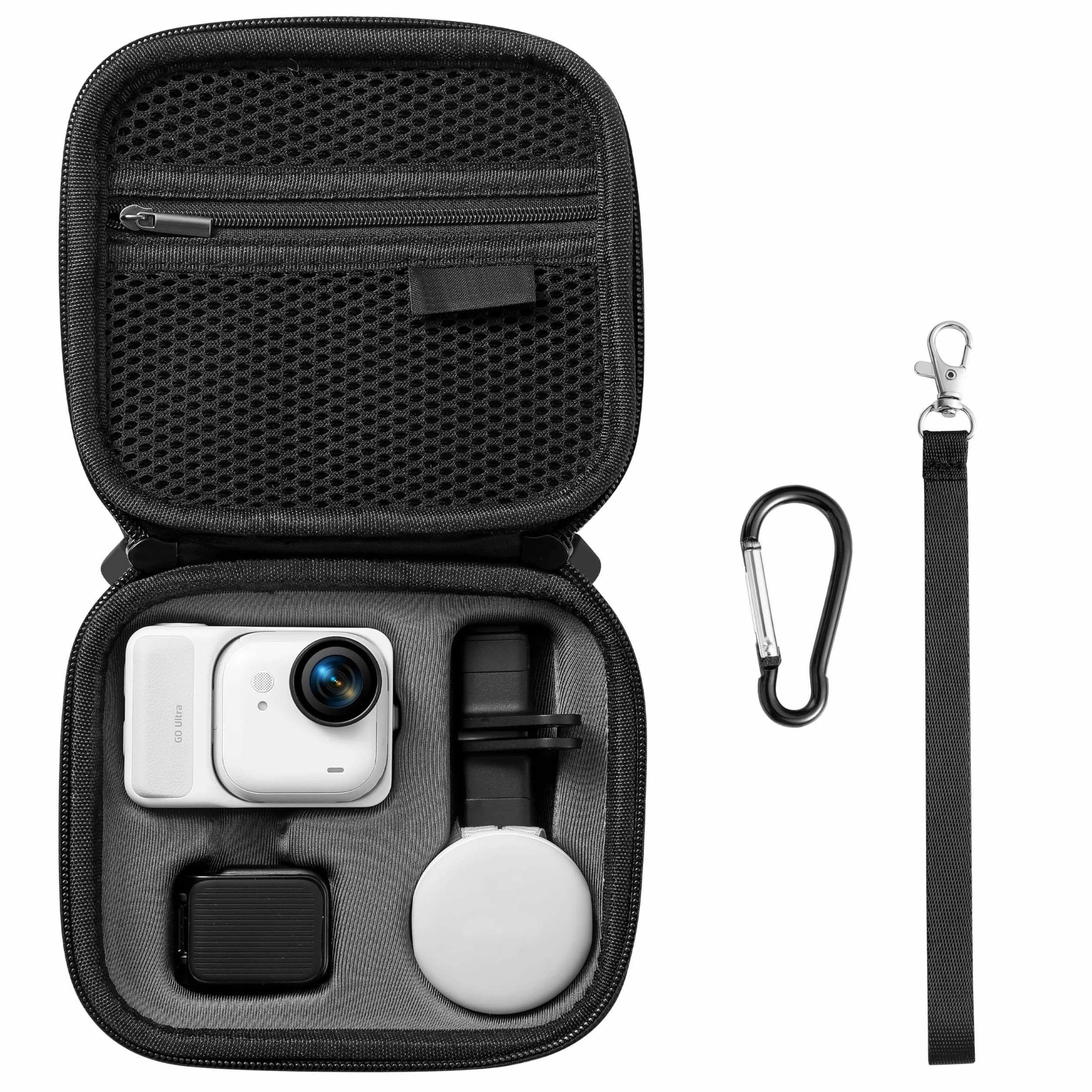 Torba do przenoszenia Insta 360 GO Ultra, twarda obudowa, osłona, akcesoria do kamery sportowej (czarna)