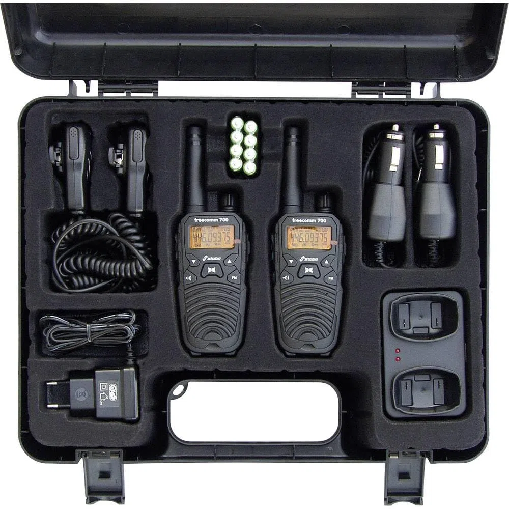 Stabo Elektronik 700B - Walizka Radiowa, 500 mW/600 mAh, Czarny