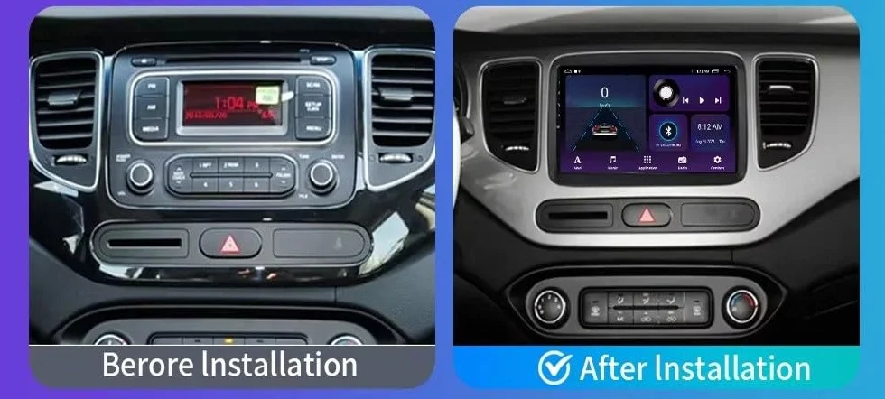 Odtwarzacz Multimedialny 2-Din dla Honda Jazz 2002-2007 Bezprzewodowe Carplay I Android Auto, Pojemnościowy Ekran Dotykowy, Nawigacja Gps Radio Fm Z, 8 Rdzeń 4G+64G