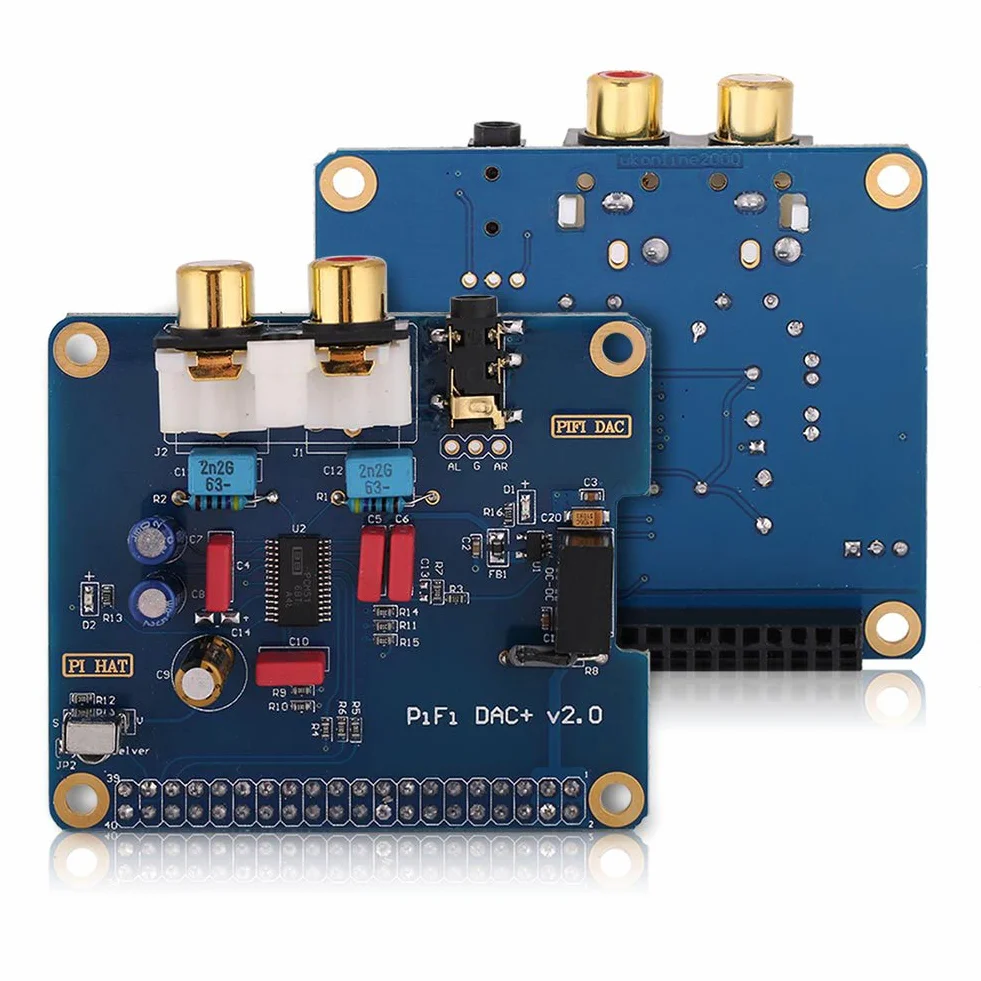 Vbestlife I2S Interfejs HiFi DIGI DAC Cyfrowy Moduł Karty Dźwiękowej do Raspberry Pi 3 Model B / 2B / B
