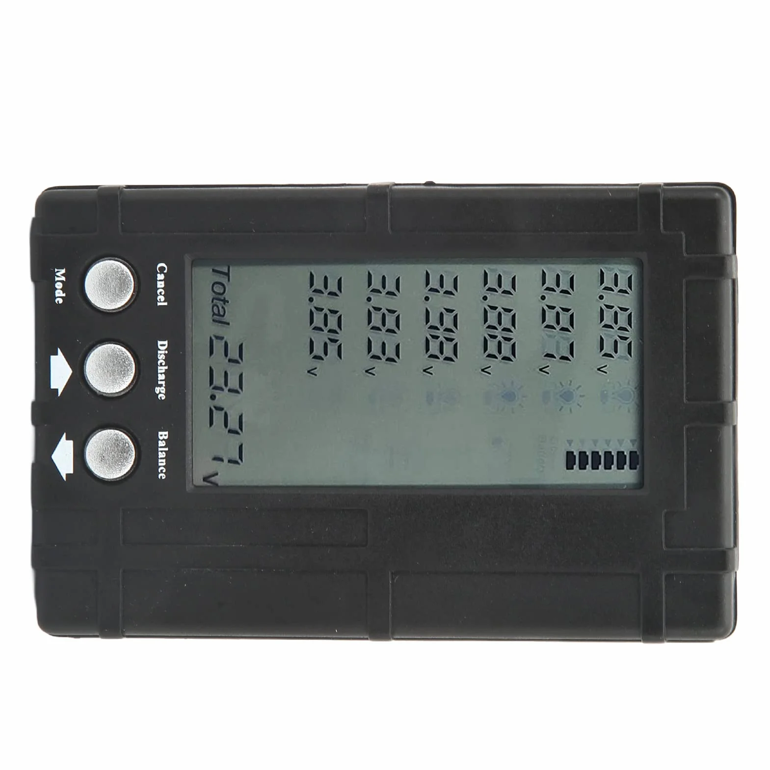 Balanser Akumulatora 3 w 1, Wyświetlacz LCD, Przyrząd do Sprawdzania Napięcia, Rozładowarka do Akumulatora Litowego z funkcją Równoważenia Wykrywania Napięcia Ogniwa dla Modelu