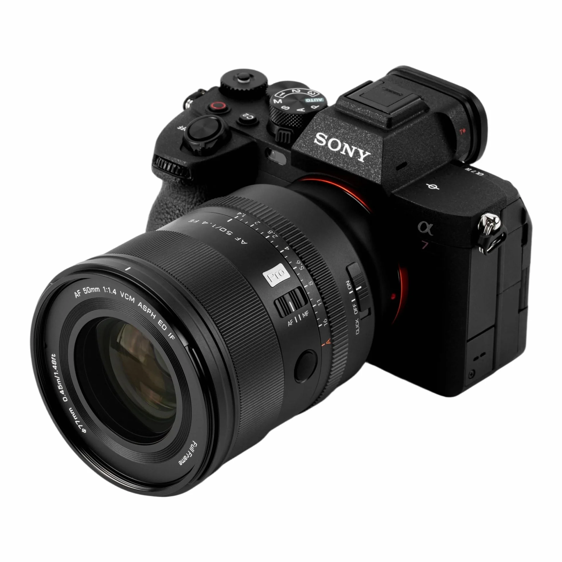 Obiektyw VILTROX AF 50mm F1.4 Pro FE, obiektyw z automatycznym ustawianiem ostrości, pełna klatka F1.4, jasna przysłona, obiektyw główny, kompatybilny z Sony a7, a7II, a7III, a7R, a7RII, a7RIII, a7RIV