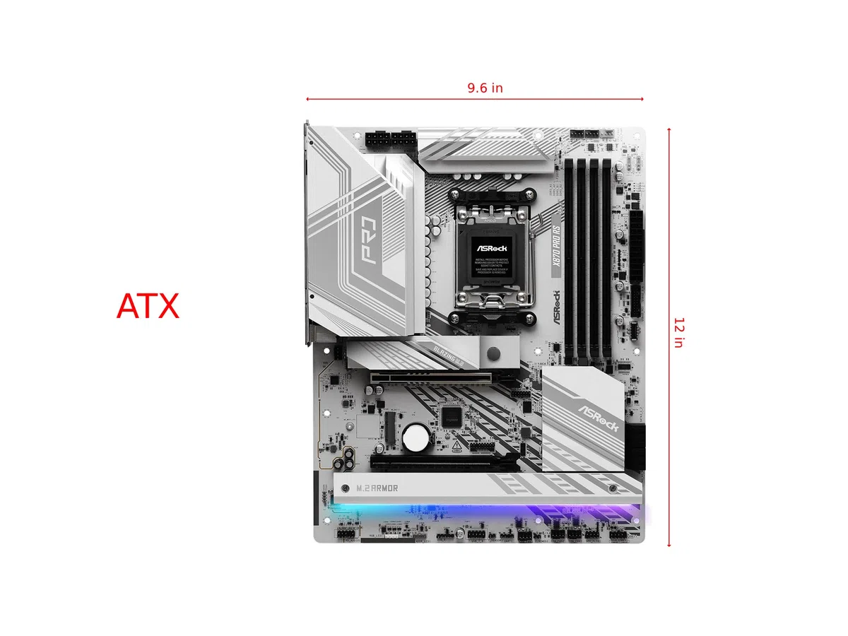 ASRock Płyta główna AMD X870 Pro RS AM5 DDR5 PCIe 5.0 ATX