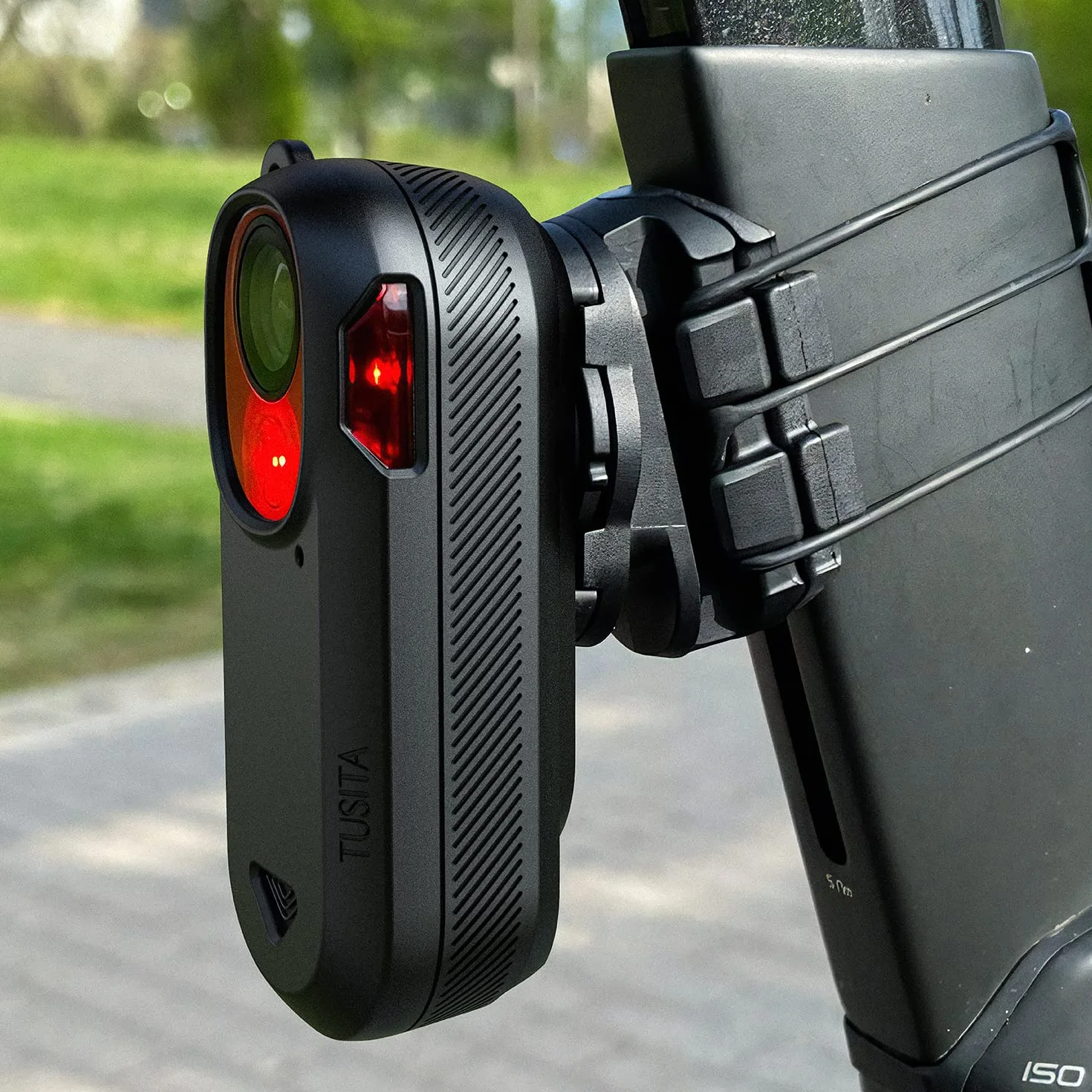 TUSITA Etui Silikon Kompatybilny z Garmin Varia RCT715 - Pokrowiec Silikonowy Ochronne - Kamera Radar Rowerowy Światło Tylne Akcesoria