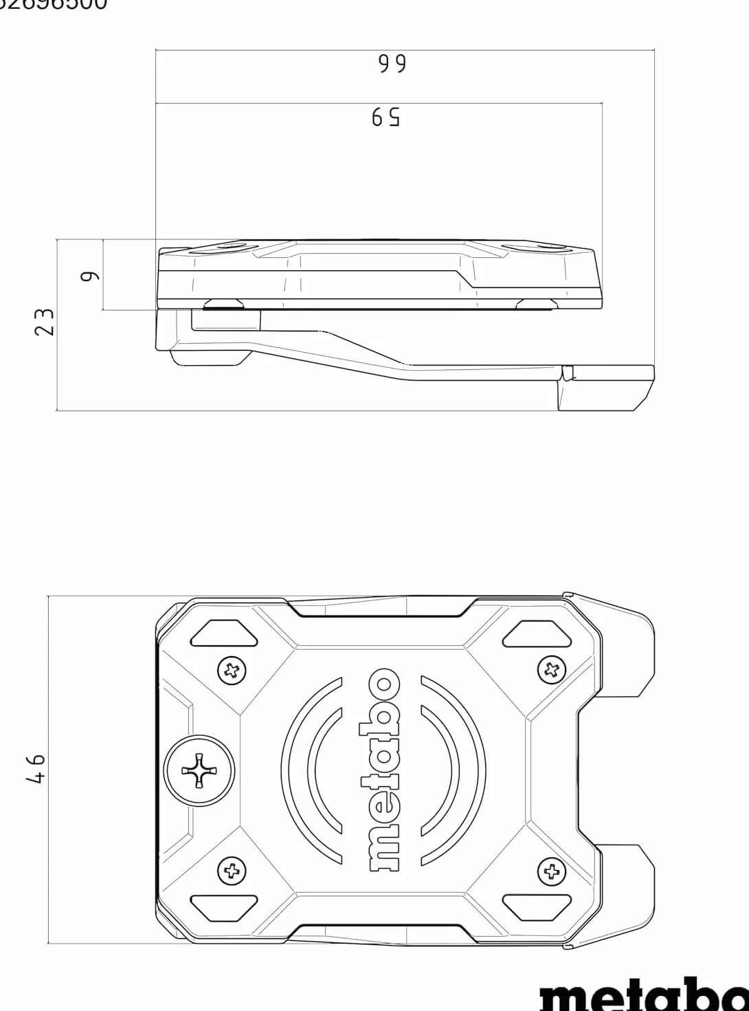 Metabo Tracker do iPhone'a/iPada, śledzenia narzędzi, IP67, kompatybilny z metaBOX i Apple CarPlay