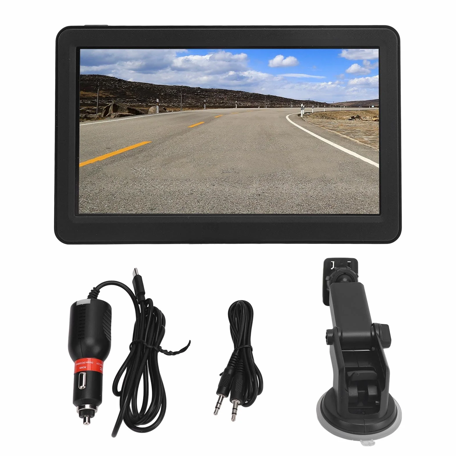 7-calowy nawigator GPS z funkcją CarPlay, AirPlay, dla samochodów, wysokiej jakości ekran IPS dotykowy, aktualizacje ruchu w czasie rzeczywistym, podwójny tryb Wi-Fi, obsługa kart pamięci do 256G, AVI